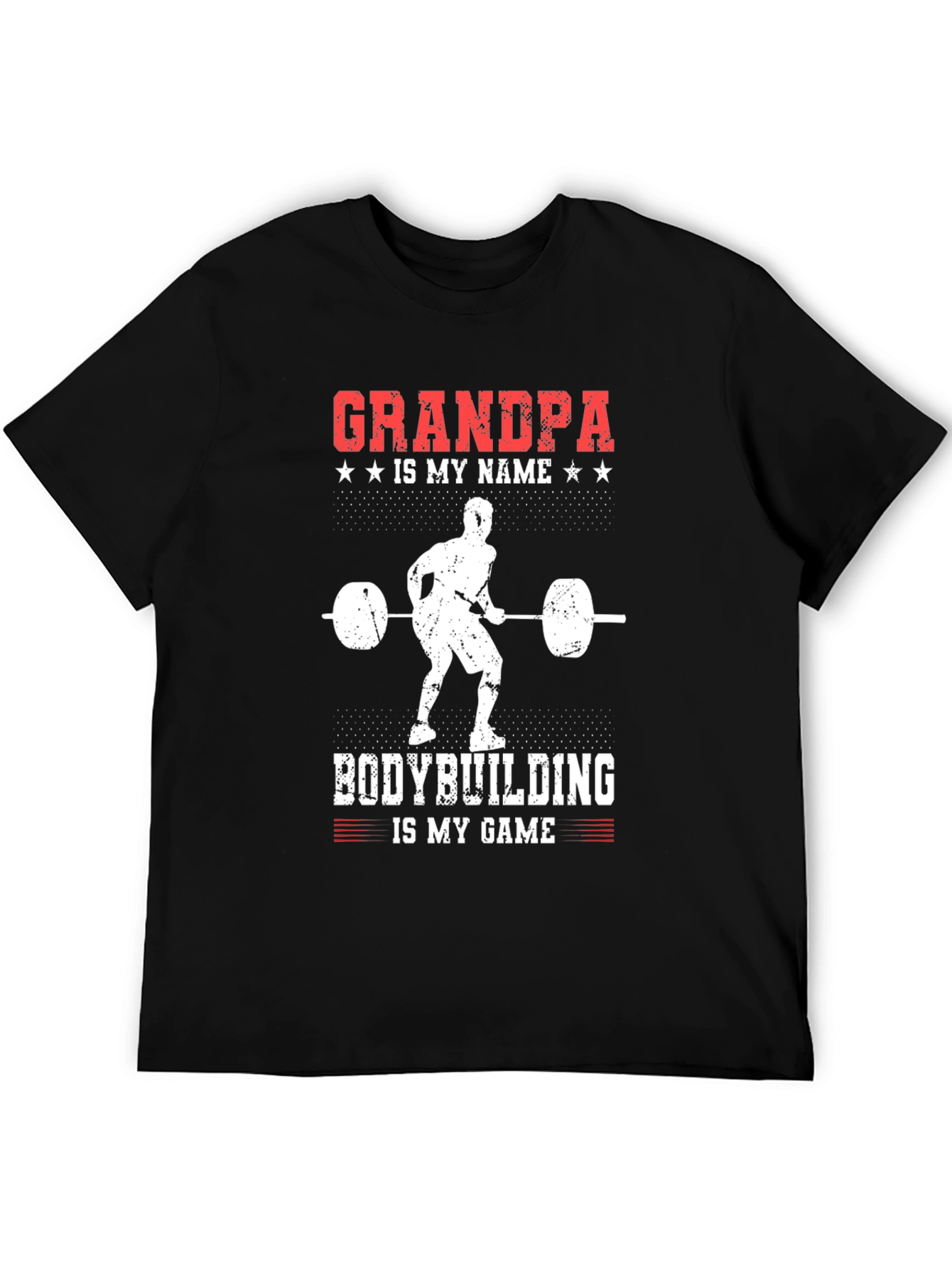 Grandpa Bodybuilding T-Shirt - Weightlifting Gym Tee