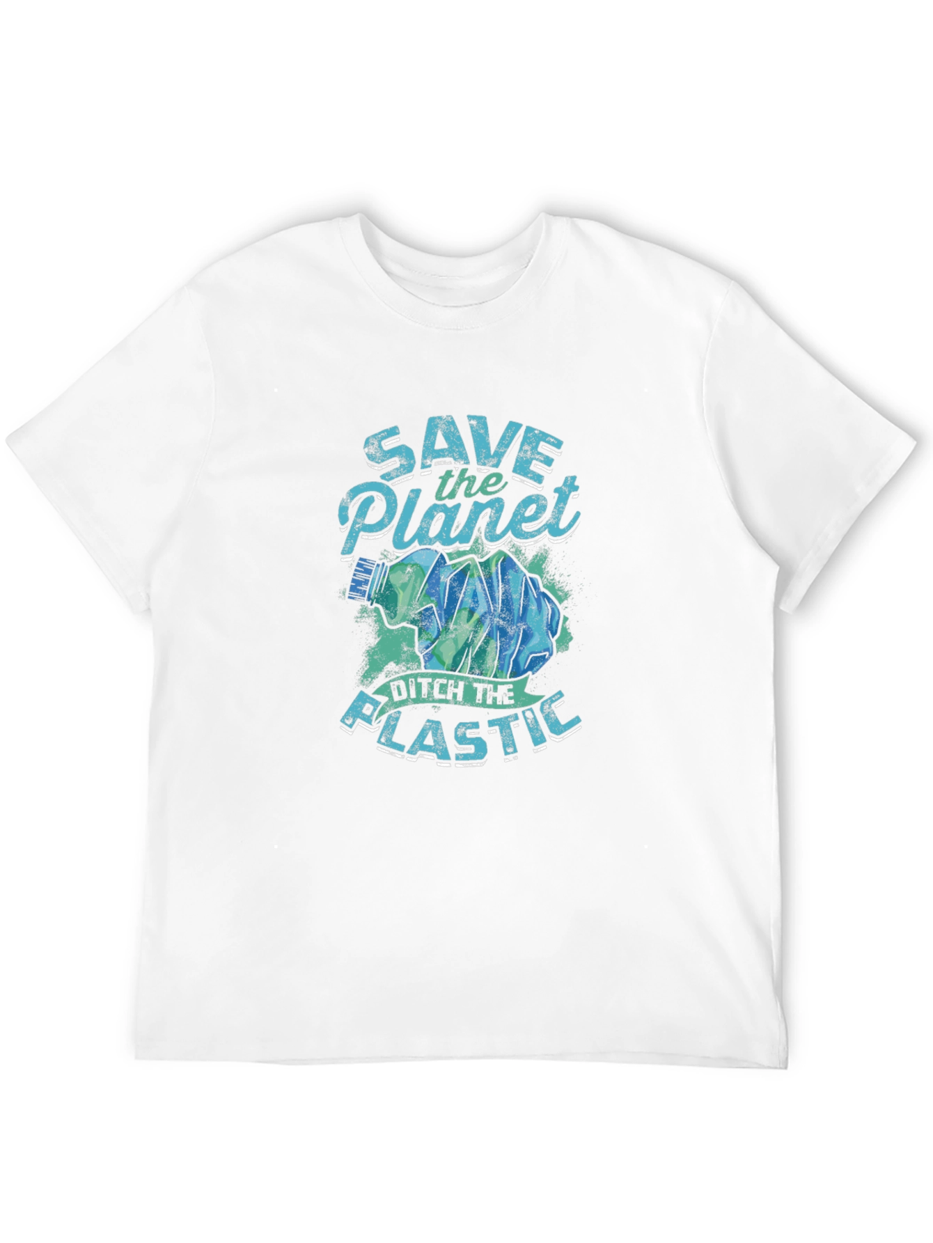 Save the Planet T-Shirt - Ditch Plastic