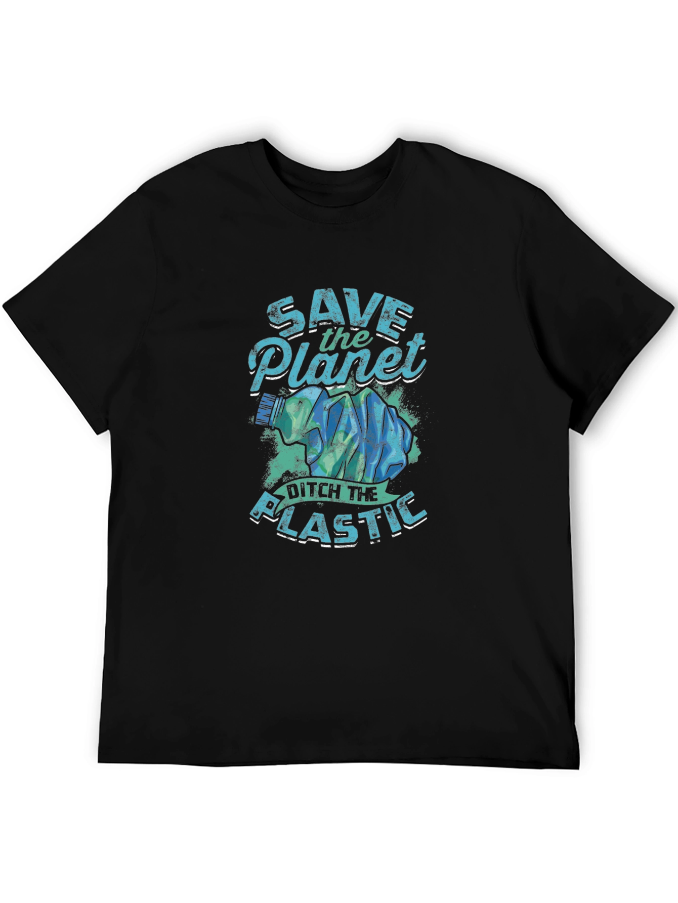Save the Planet T-Shirt - Ditch Plastic