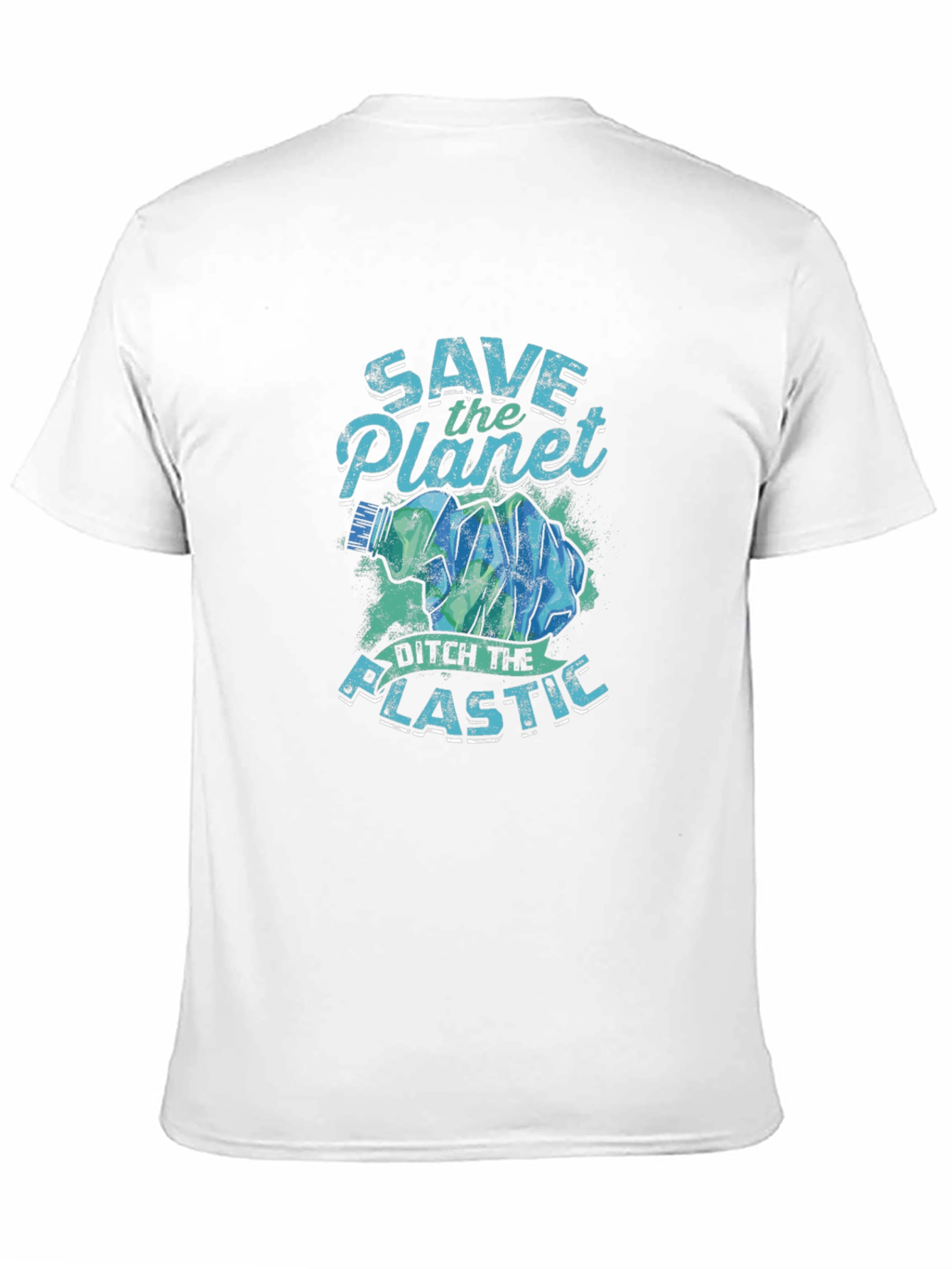 Save the Planet T-Shirt - Ditch Plastic