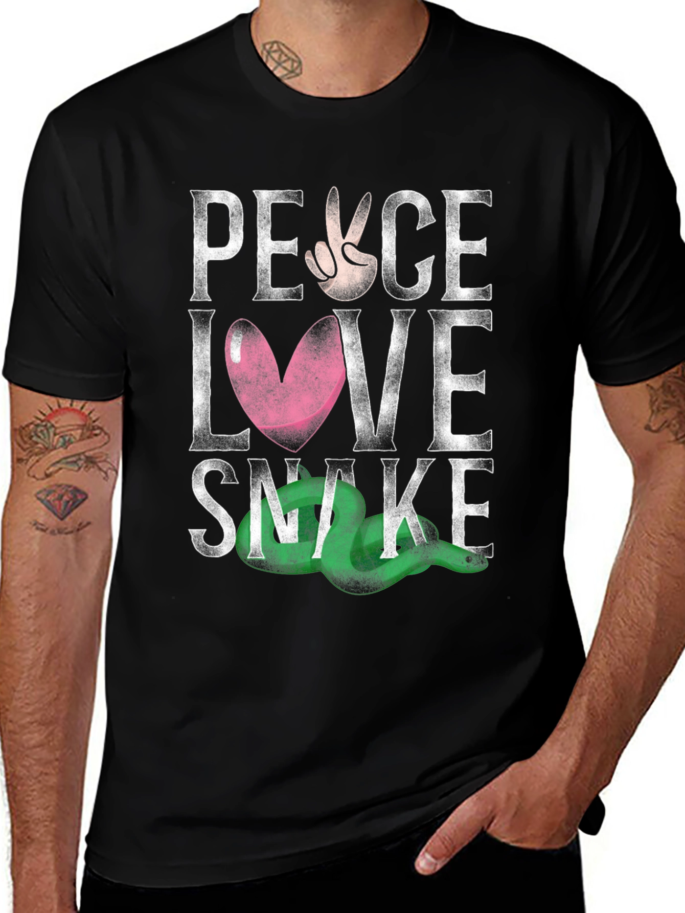 Peace Love Snake T-Shirt