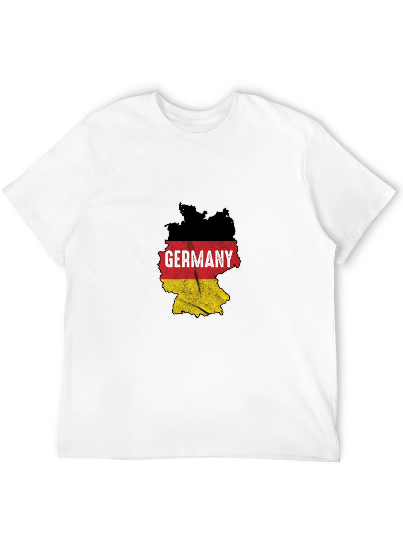 Germany Flag Map Graphic T-Shirt