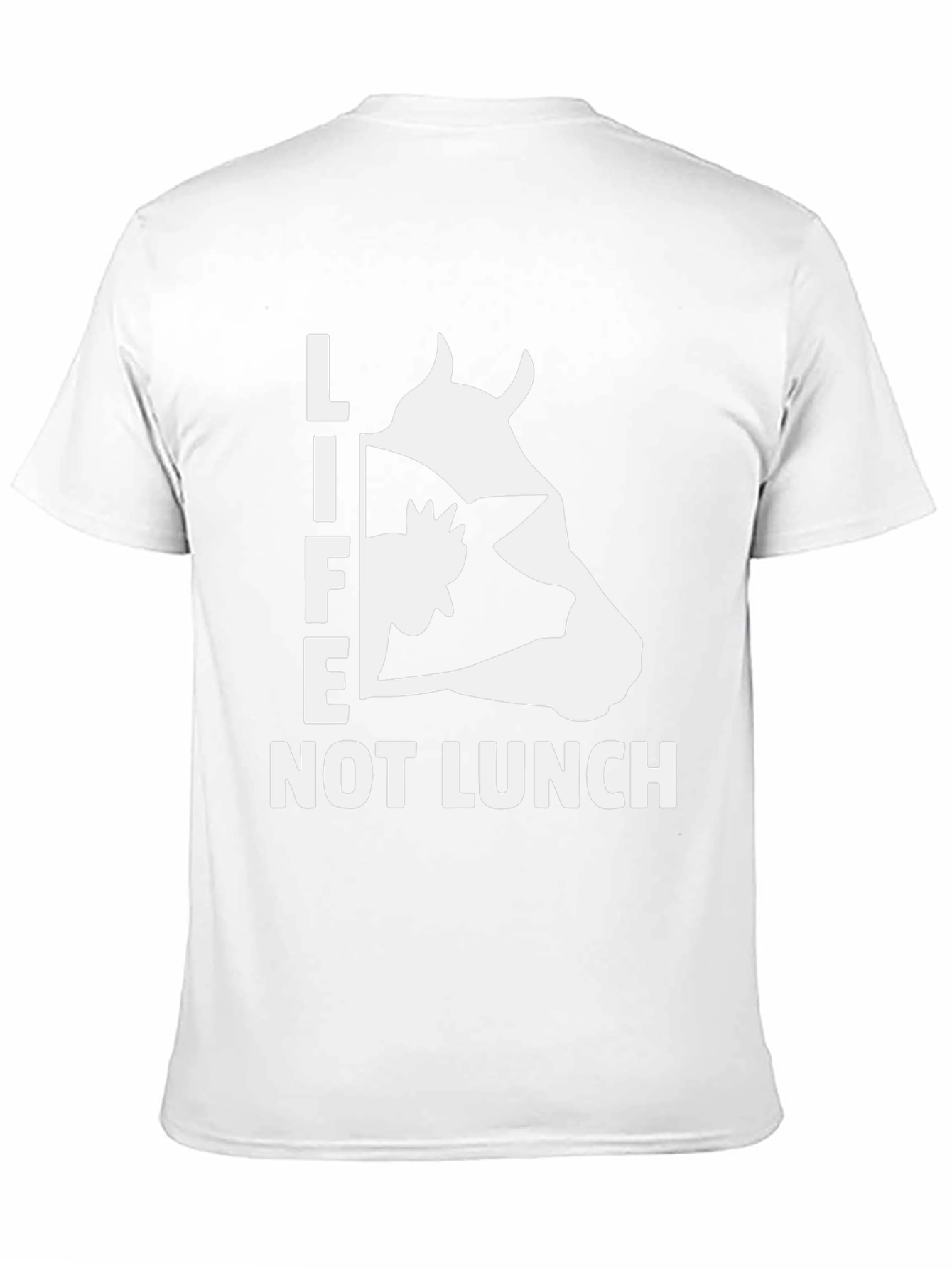 Life Not Lunch Graphic Tee - Vegan Animal Rights