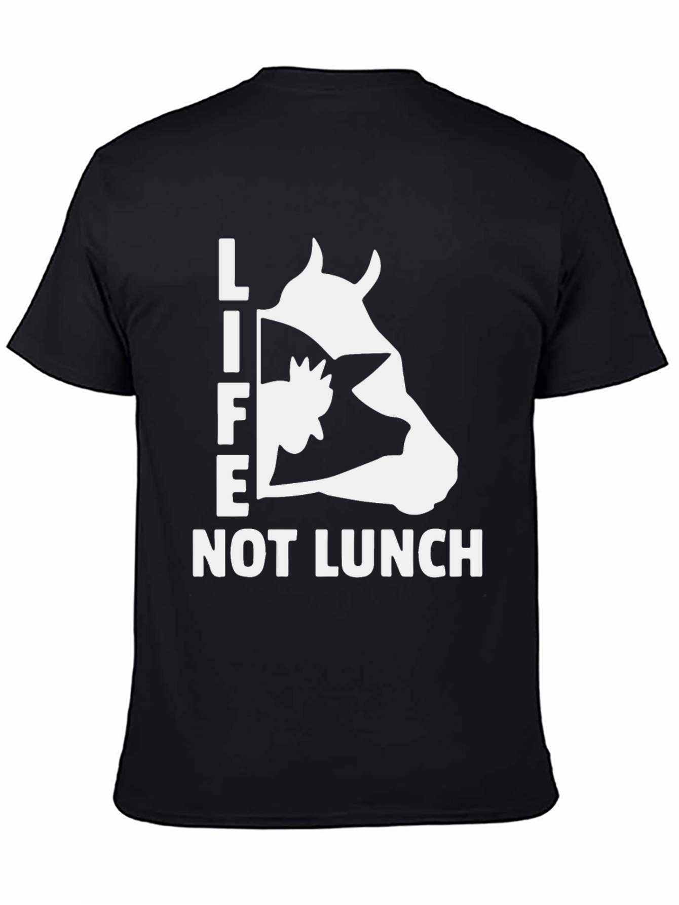 Life Not Lunch Graphic Tee - Vegan Animal Rights
