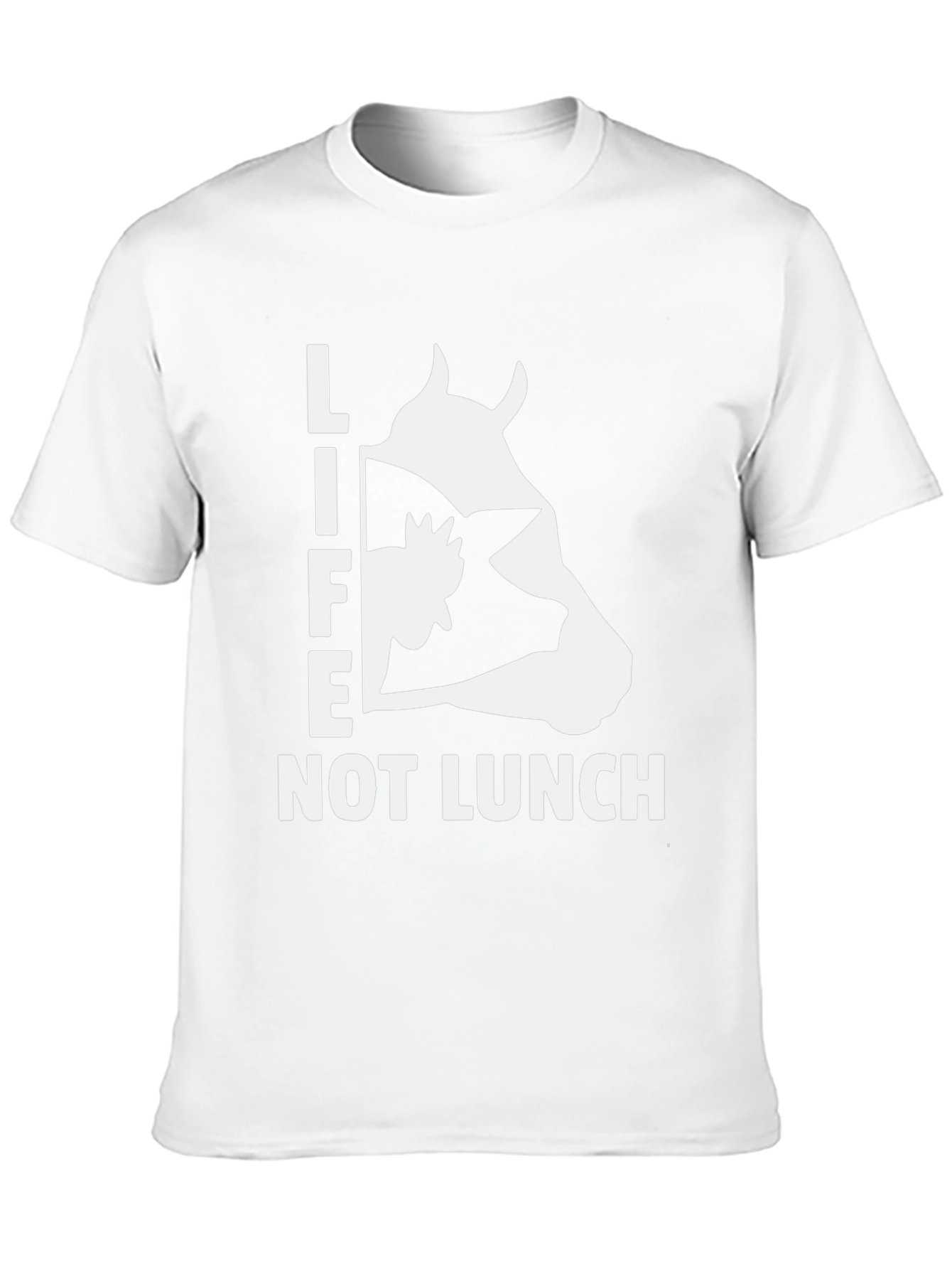 Life Not Lunch Graphic Tee - Vegan Animal Rights