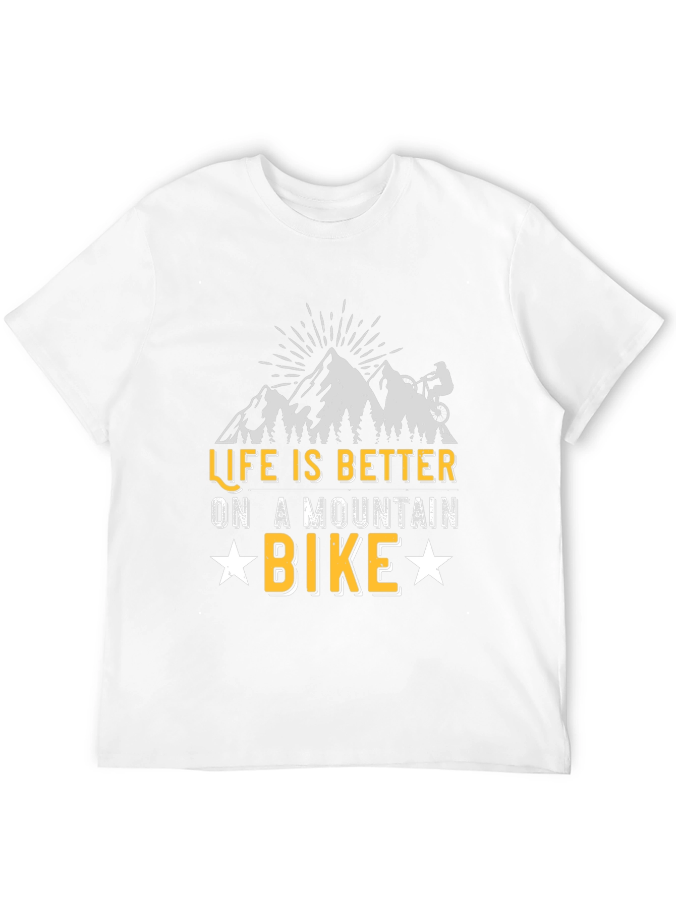 Mountain Bike Graphic Tee - Life is Better!