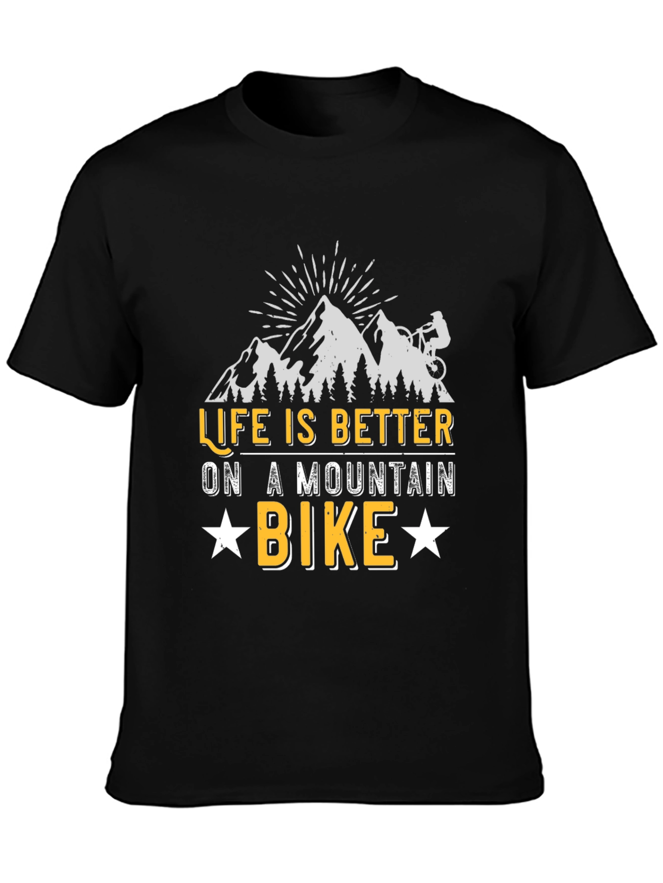 Mountain Bike Graphic Tee - Life is Better!
