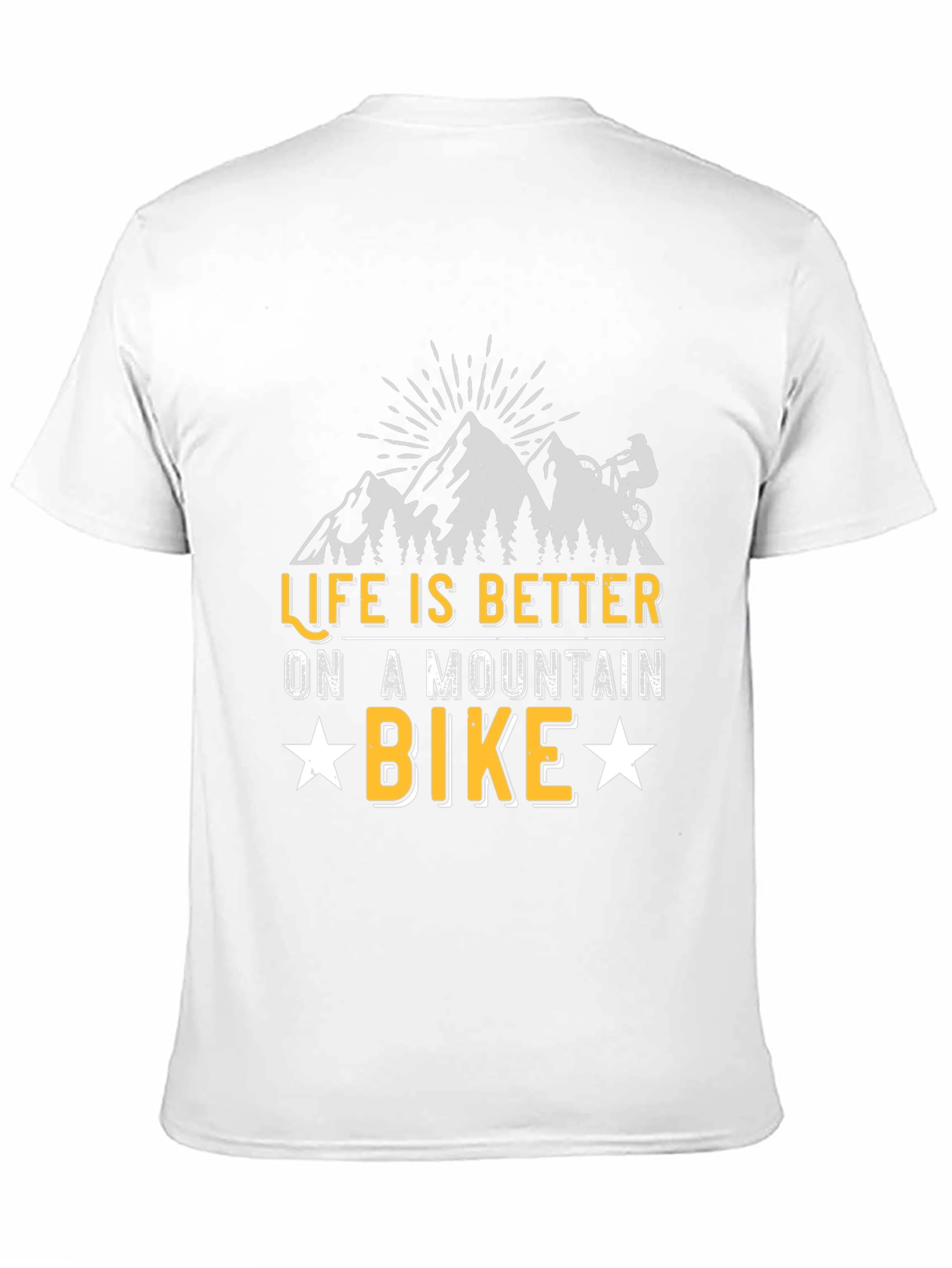 Mountain Bike Graphic Tee - Life is Better!
