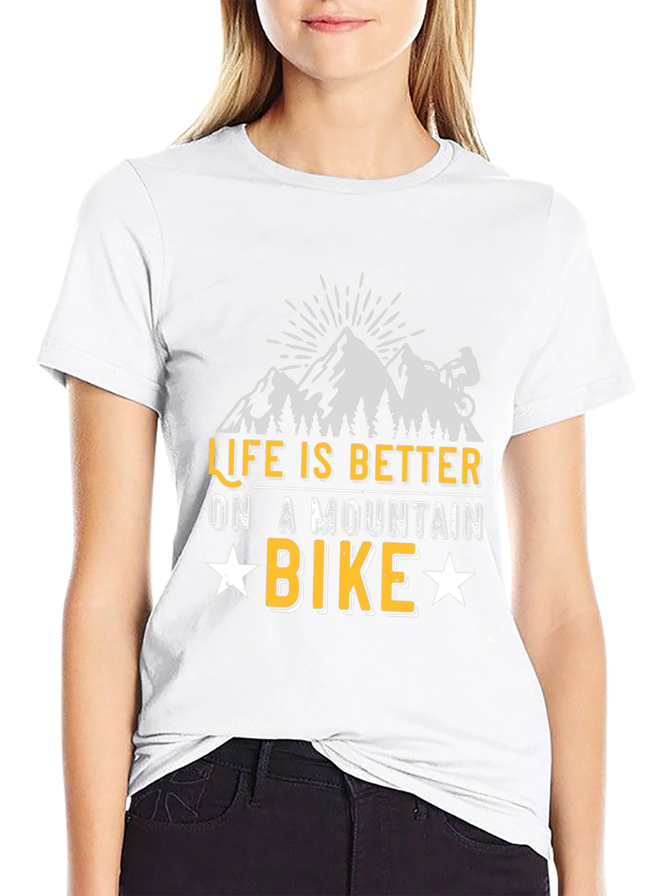 Mountain Bike Graphic Tee - Life is Better!
