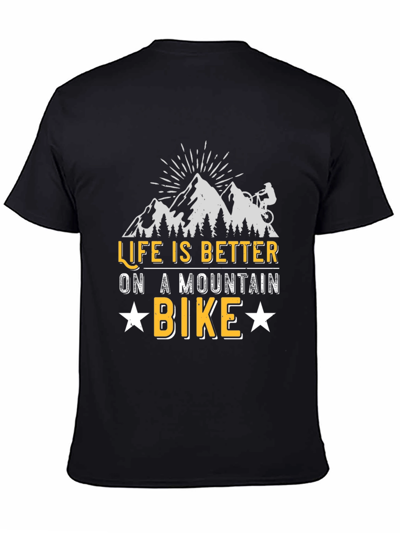 Mountain Bike Graphic Tee - Life is Better!
