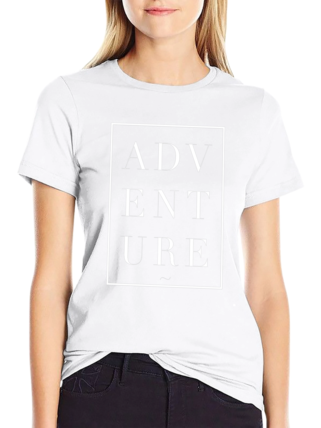 Adventure Graphic Tee - Black Cotton T-Shirt