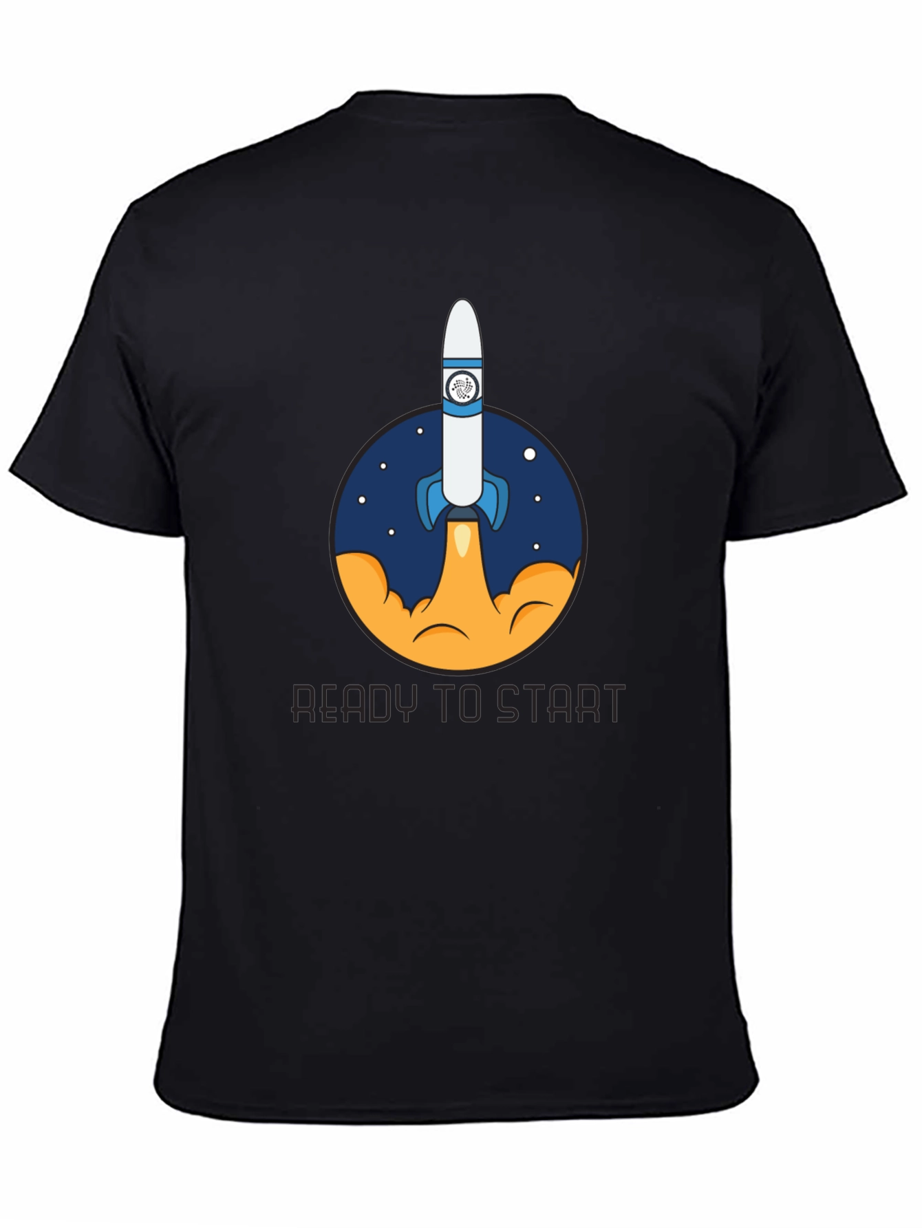 Rocket Launch Graphic T-Shirt - Ready to Start