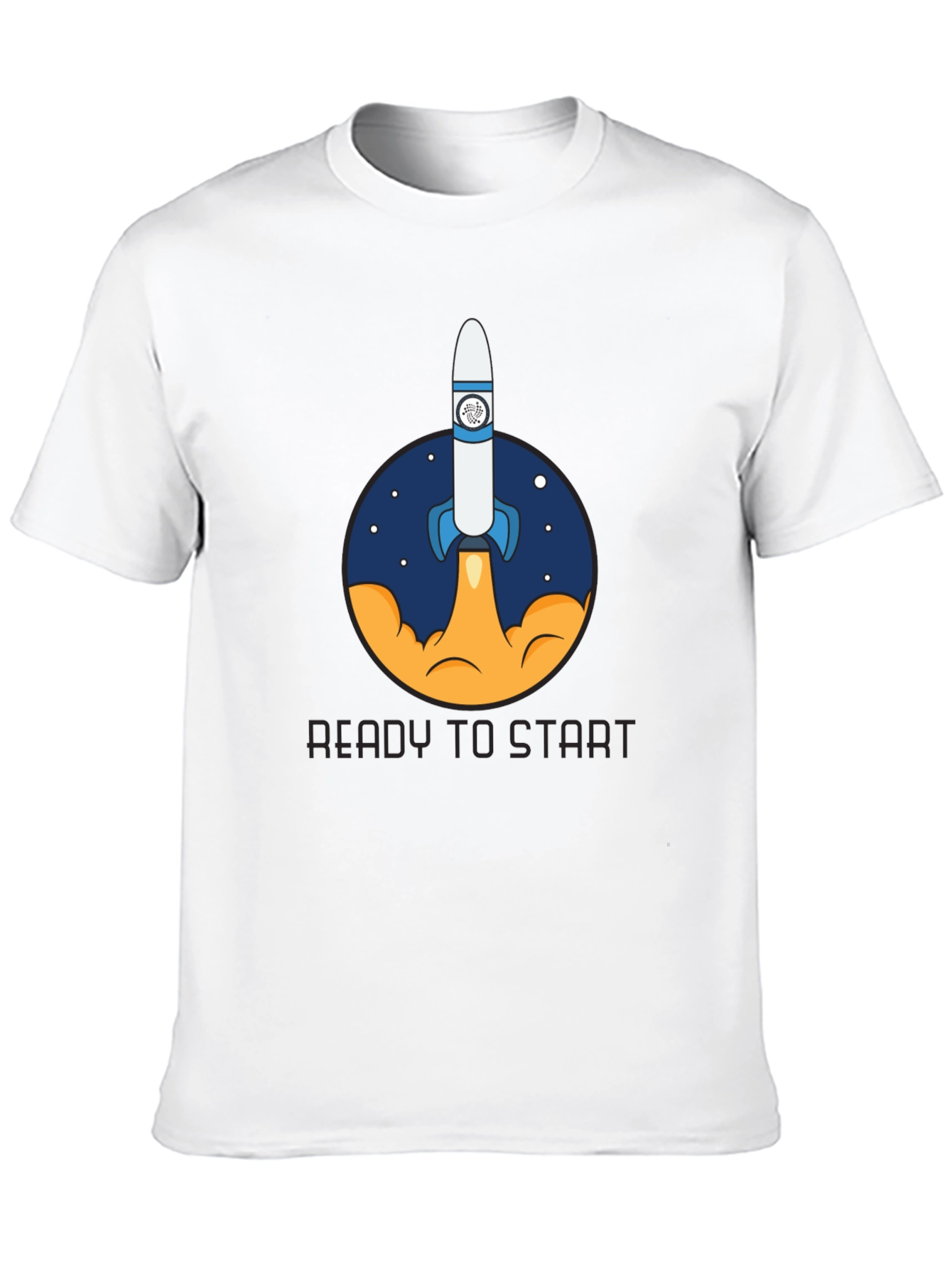 Rocket Launch Graphic T-Shirt - Ready to Start