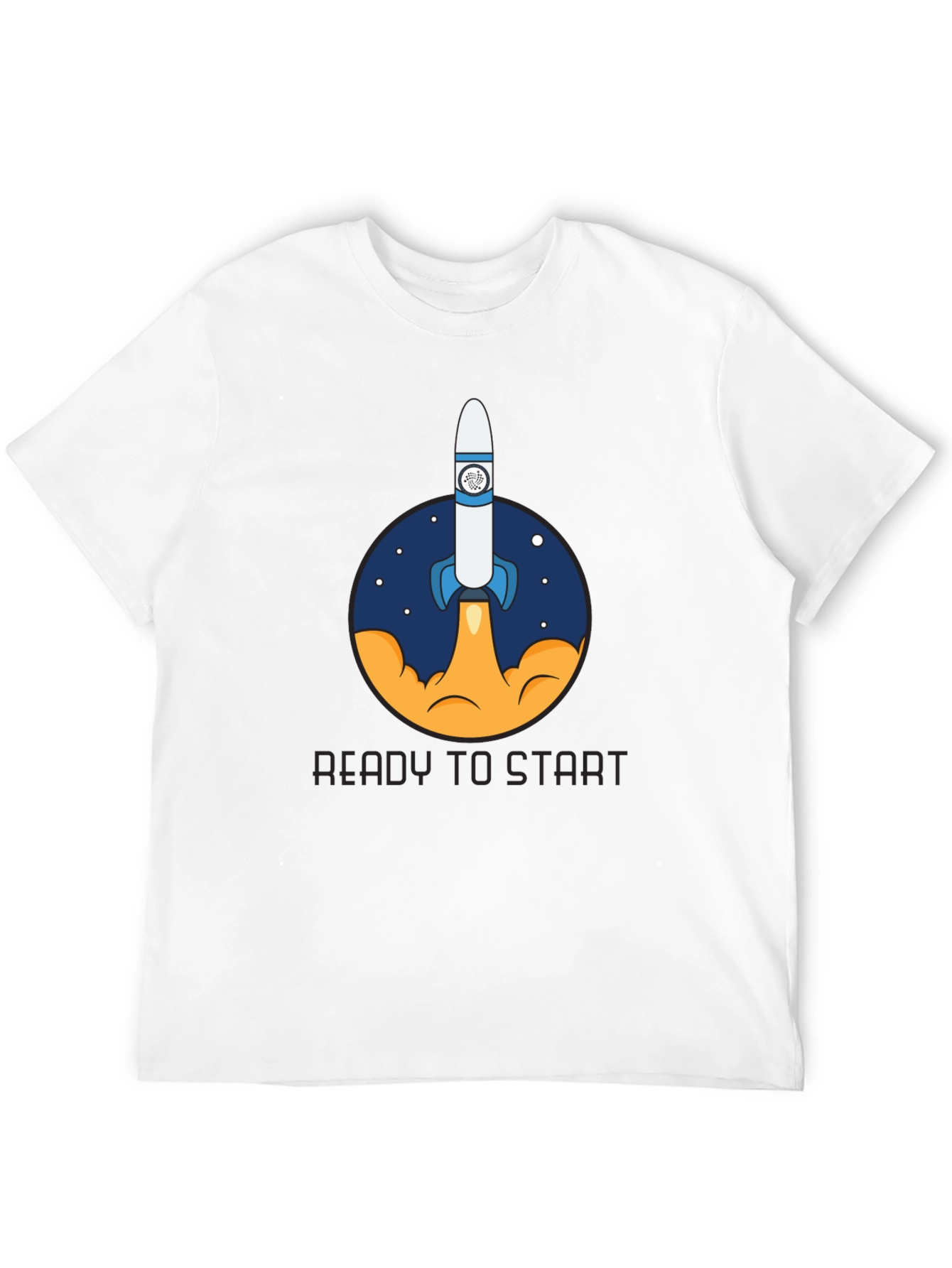 Rocket Launch Graphic T-Shirt - Ready to Start