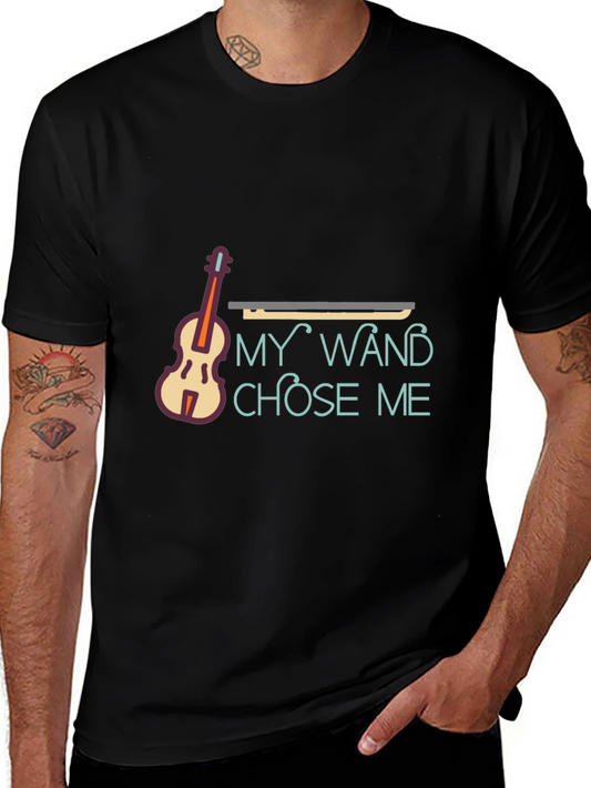 My Wand Chose Me Violin T-Shirt - Music Lover Tee