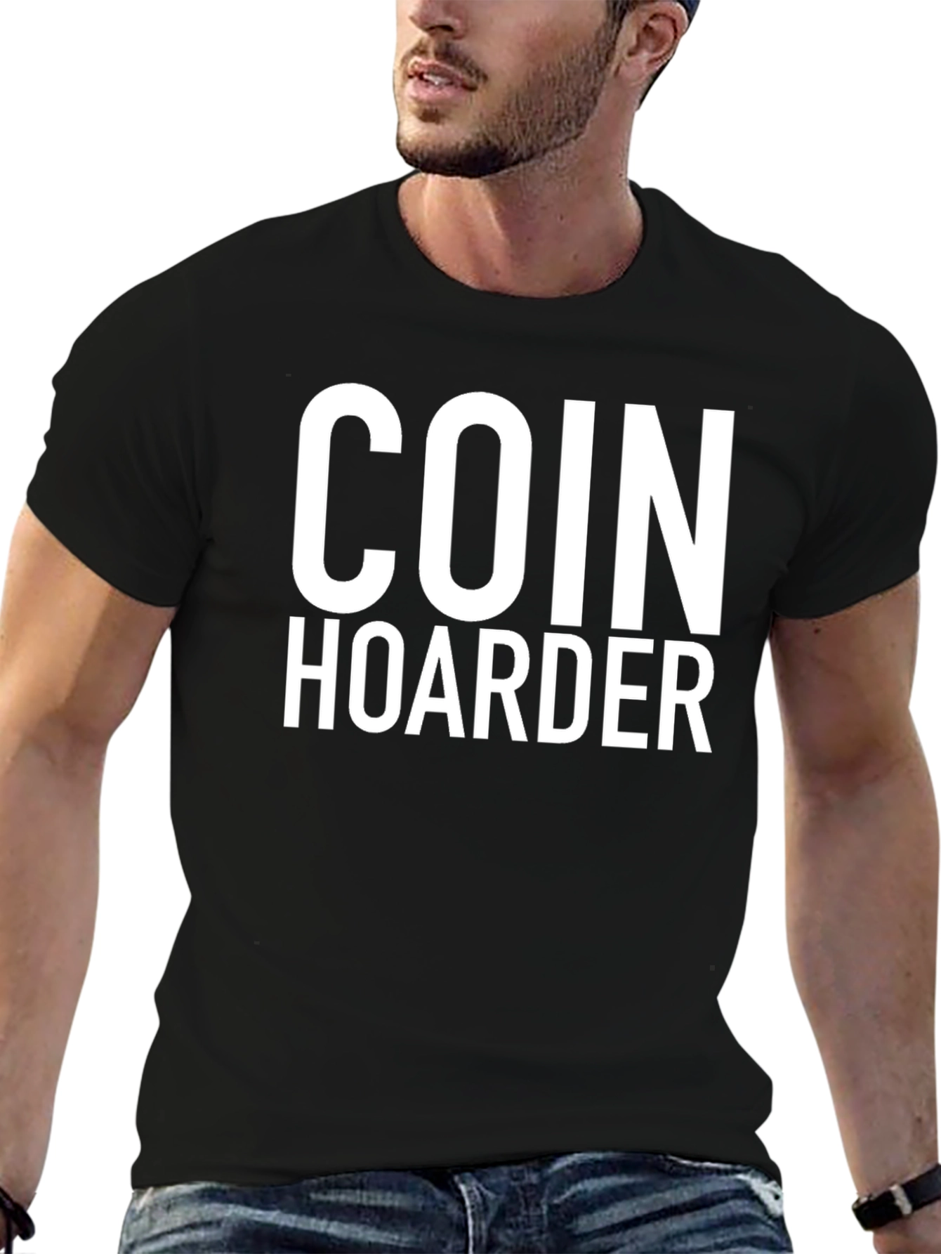 Coin Hoarder T-Shirt - Black