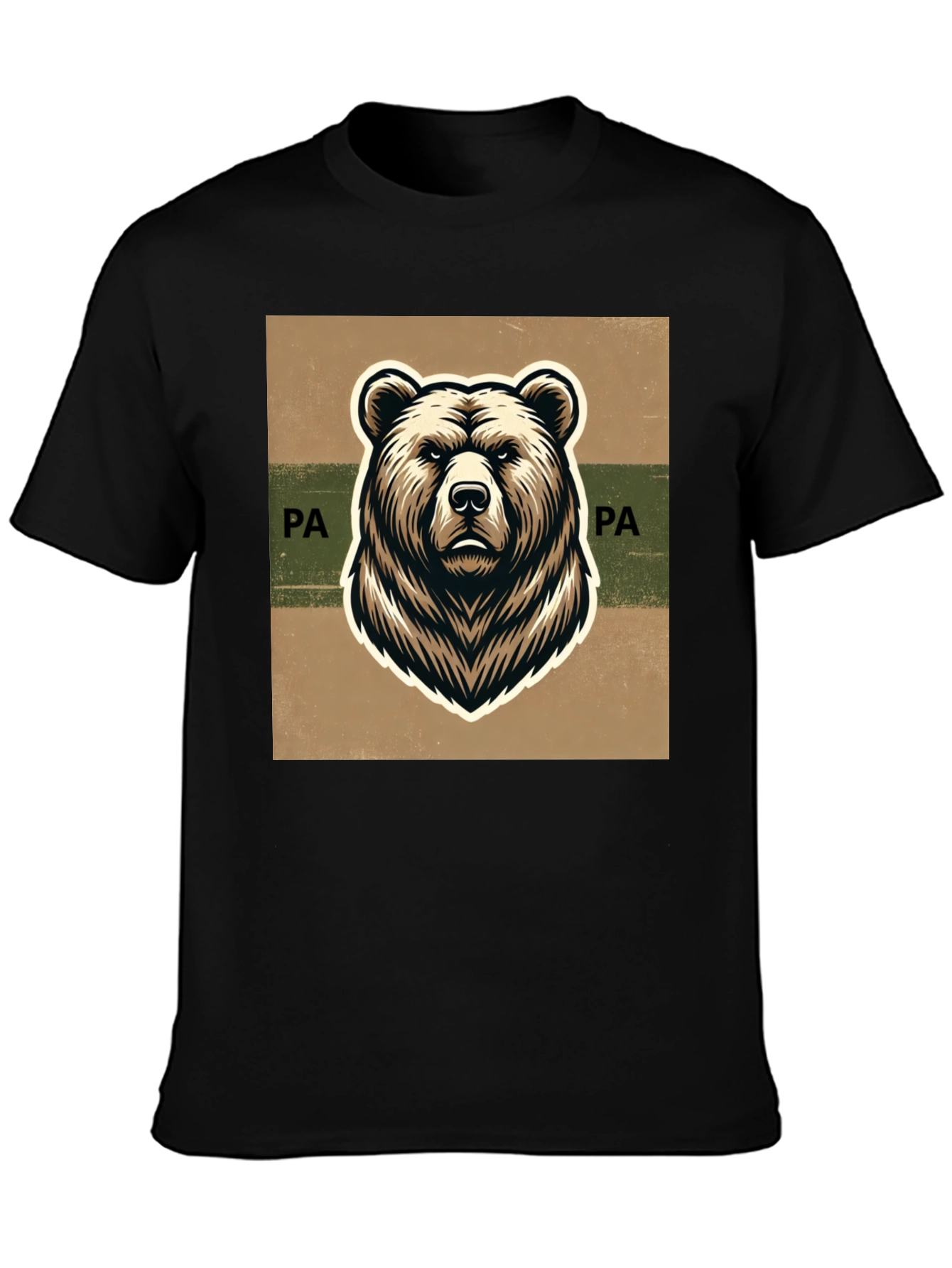 Pennsylvania Bear Graphic Tee - Classic Style