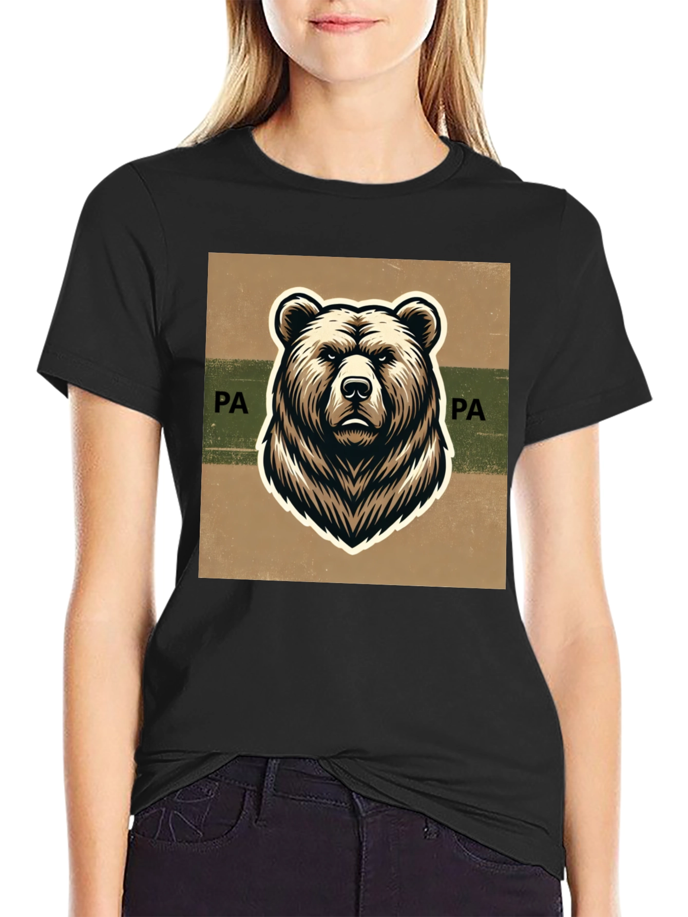 Pennsylvania Bear Graphic Tee - Classic Style
