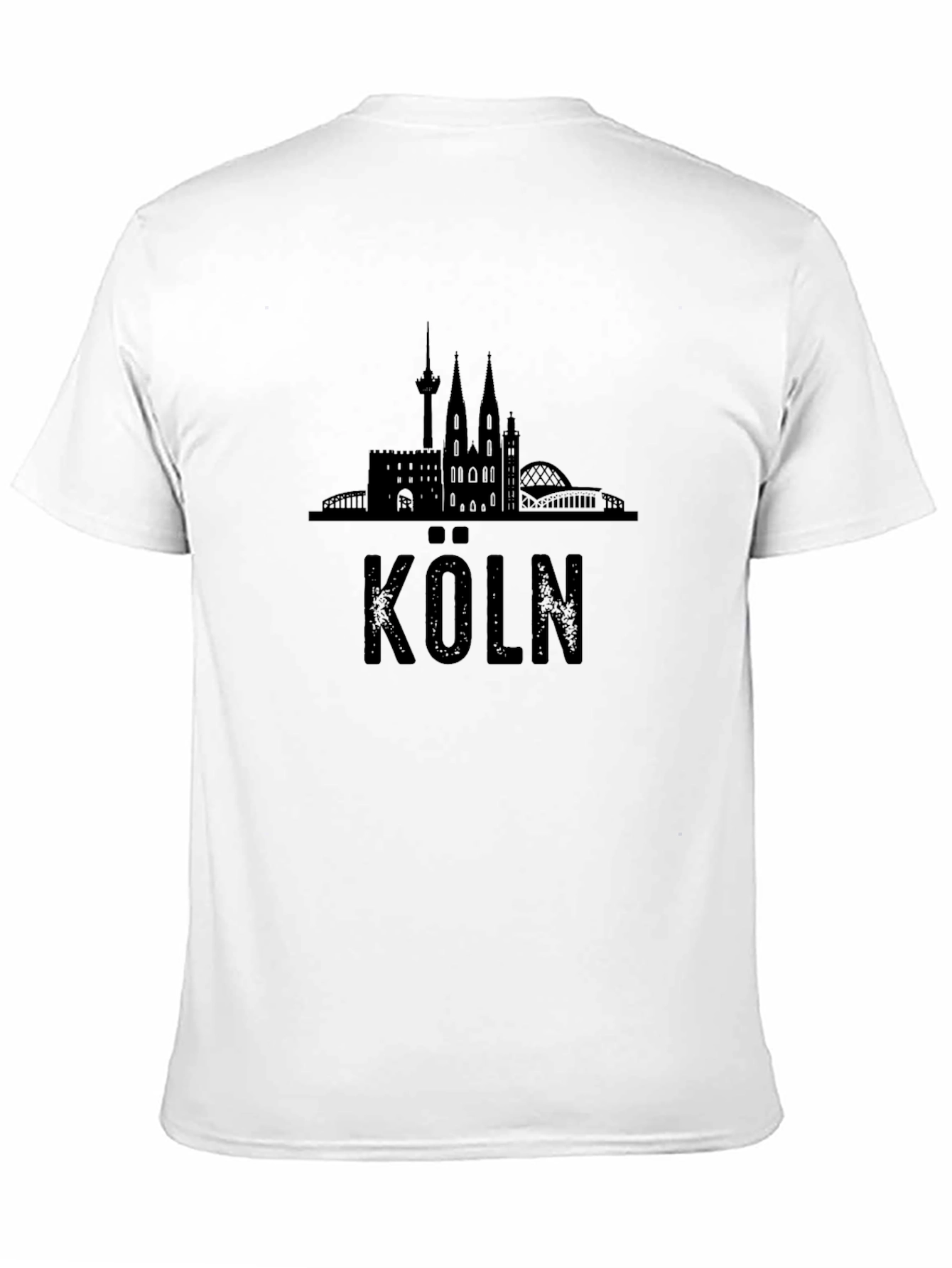 Köln Skyline T-Shirt - Black Graphic Tee