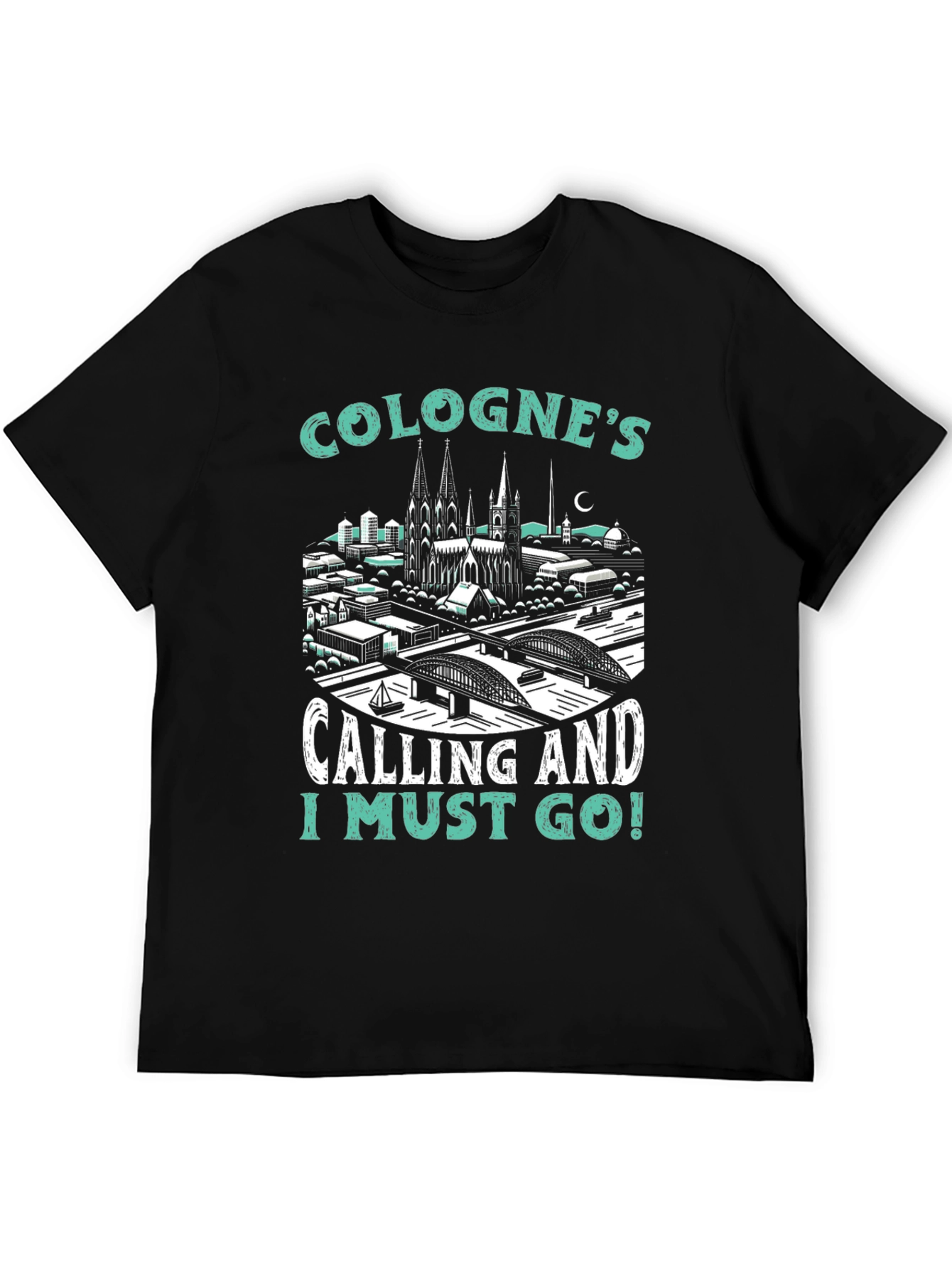 Cologne Calling Black Graphic Tee