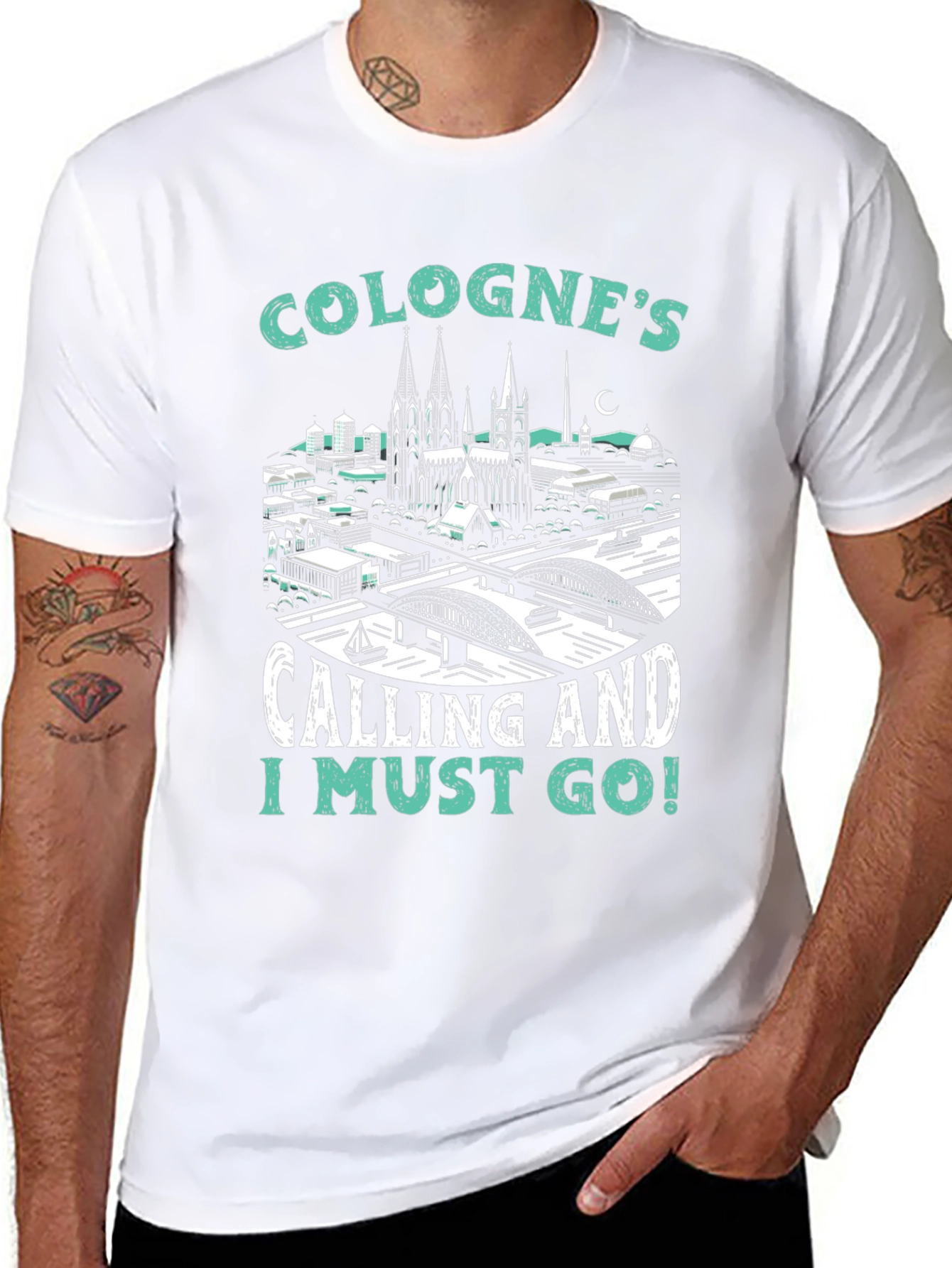 Cologne Calling Black Graphic Tee