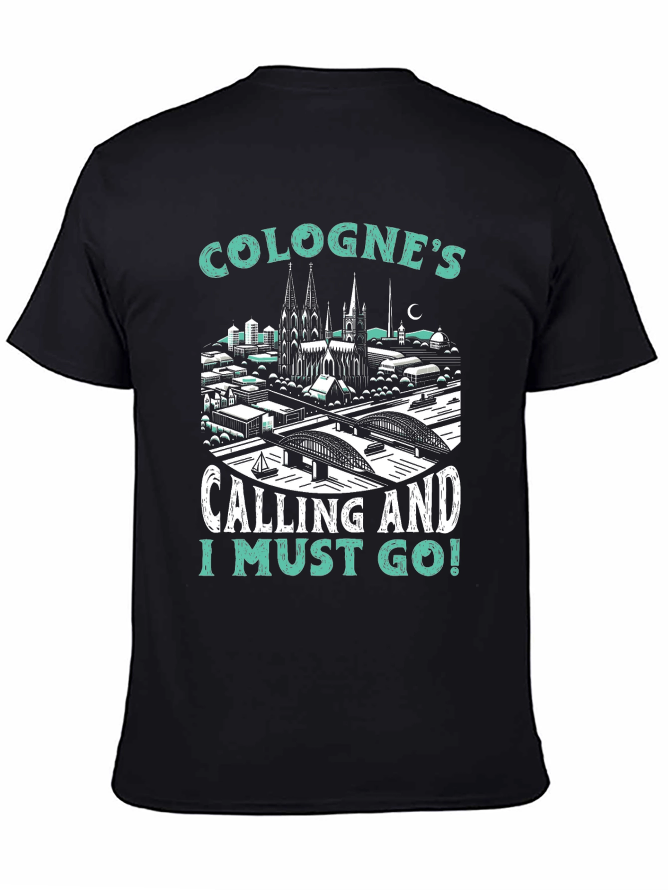 Cologne Calling Black Graphic Tee