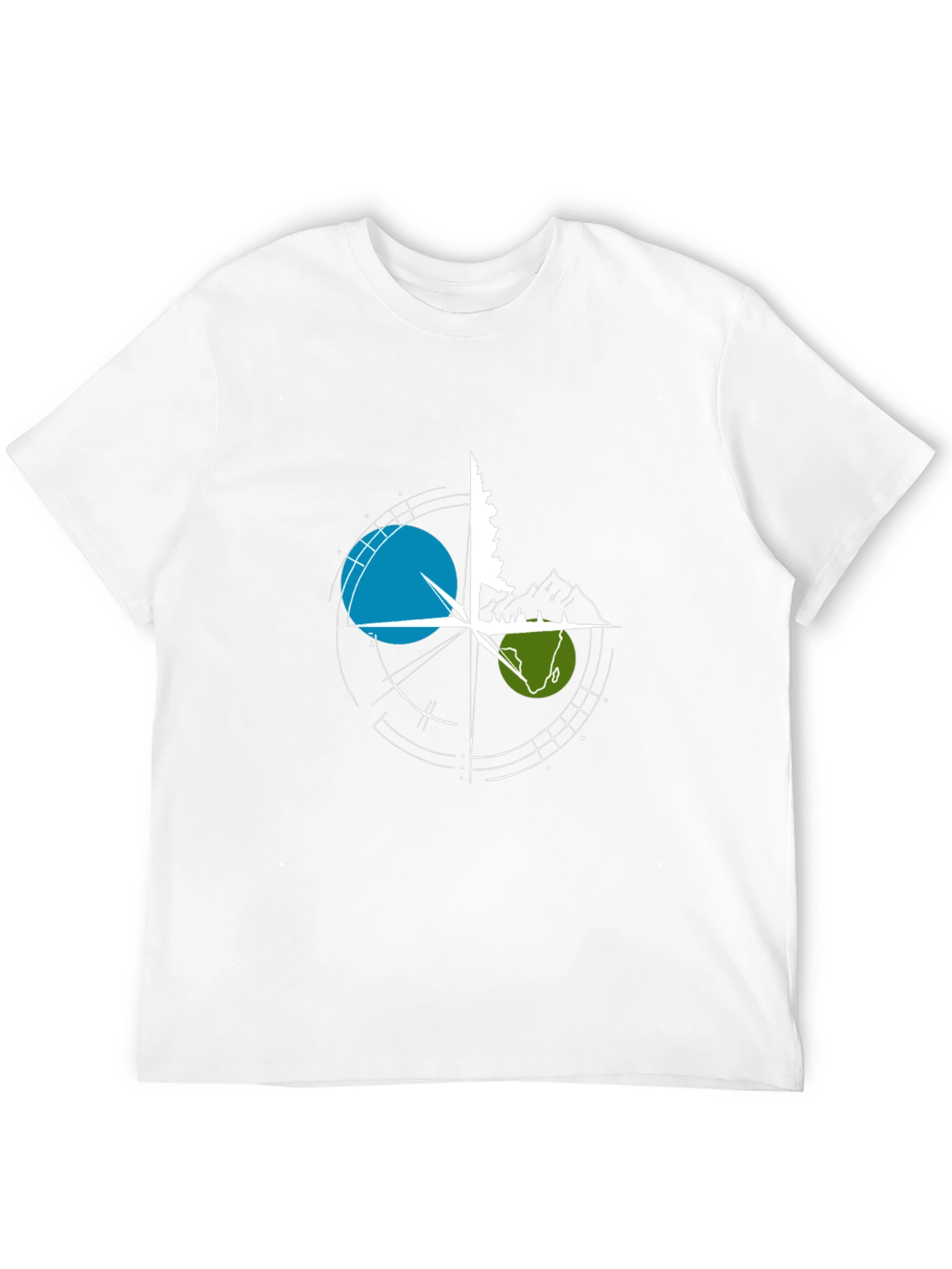 Adventure Compass Graphic Tee - Black