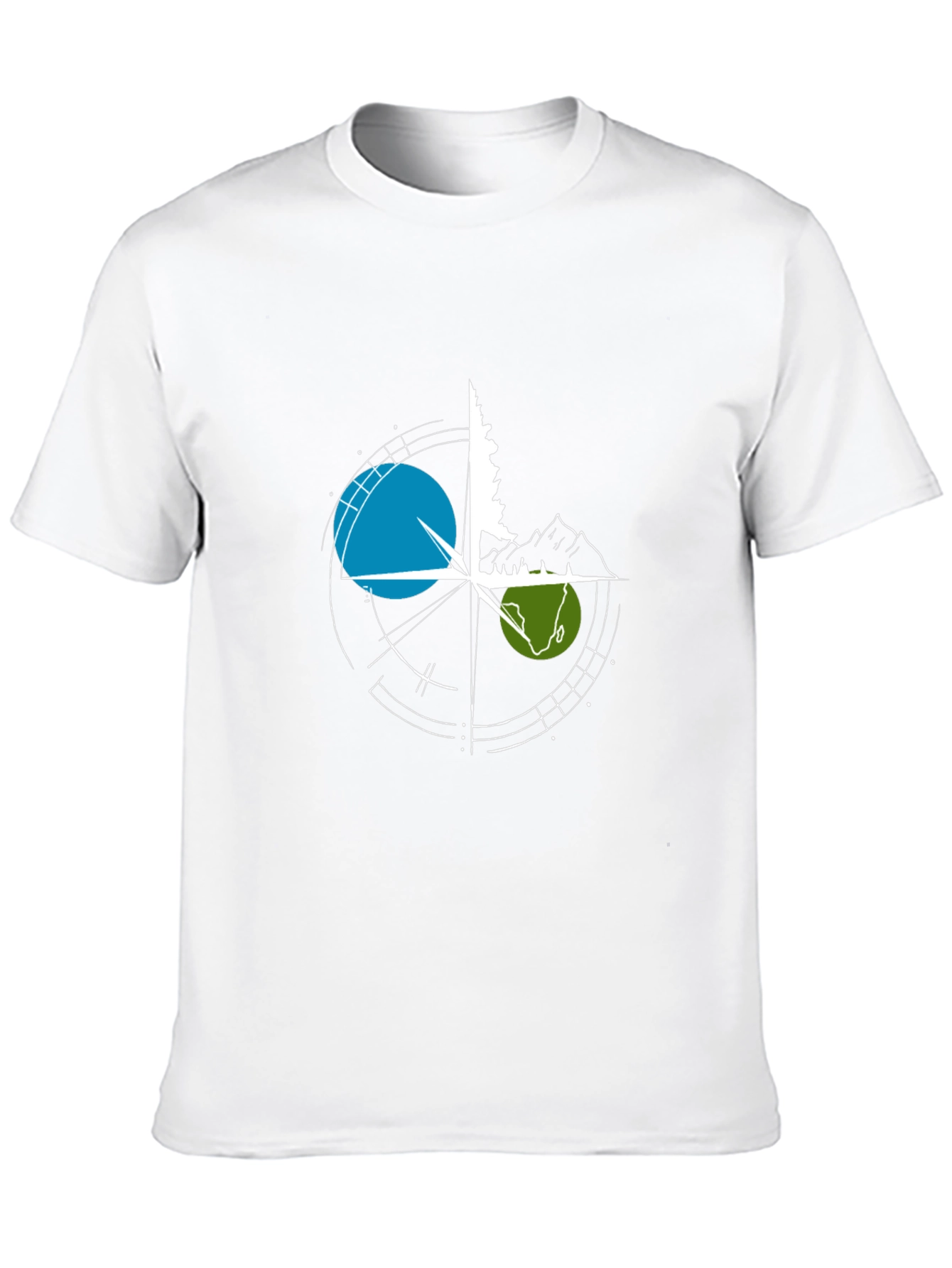 Adventure Compass Graphic Tee - Black