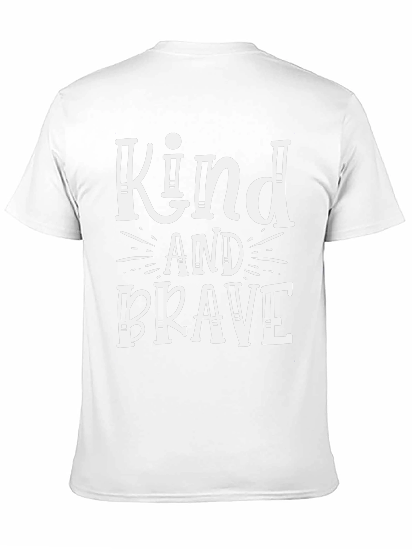 Kind and Brave Black Graphic Tee