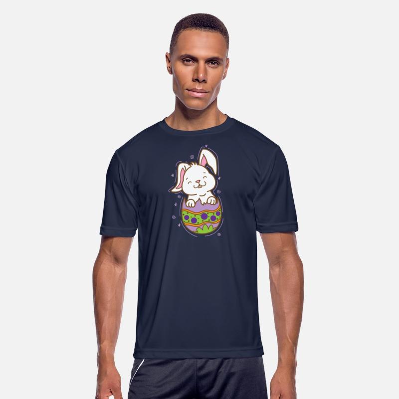 Easter bunny hatching from an Easter Egg