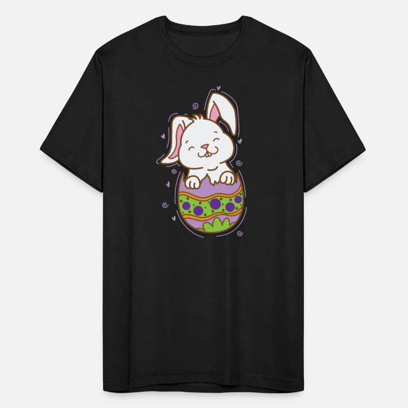 Easter bunny hatching from an Easter Egg