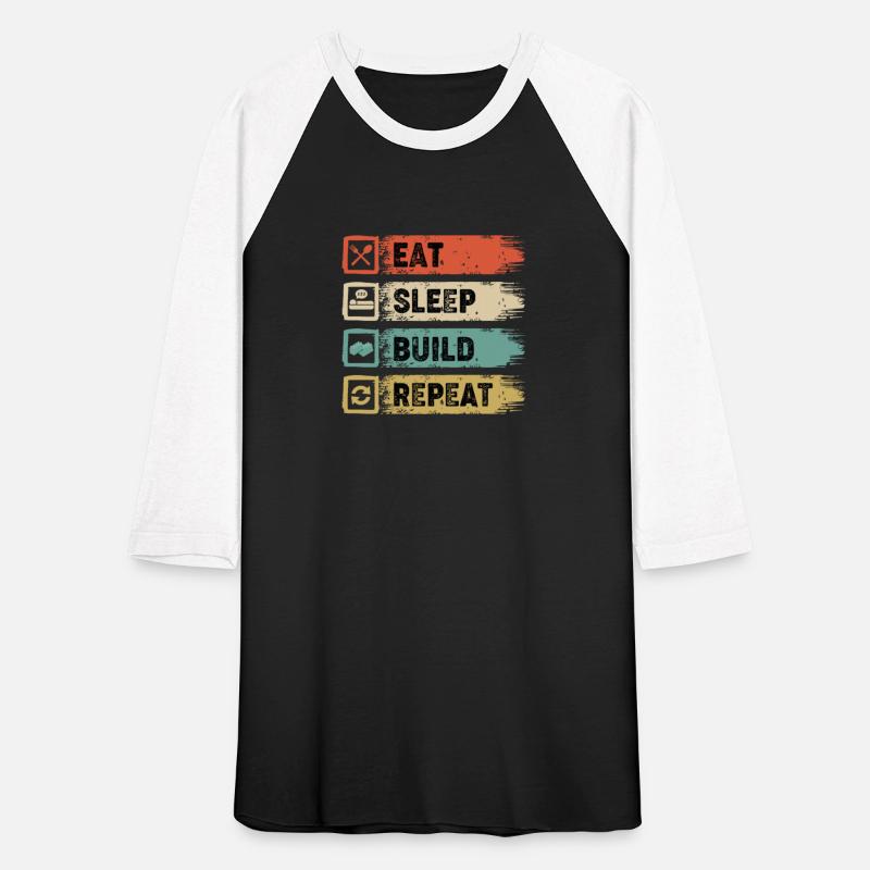 Eat Sleep Build Repeat Master Builder Block