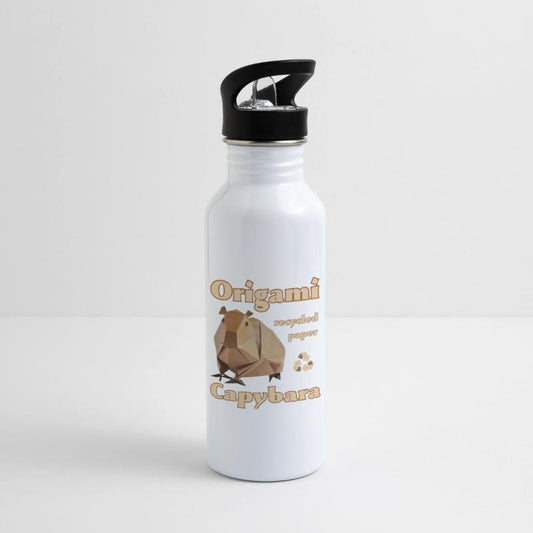 Ecology Capybara Origami from recycled paper.