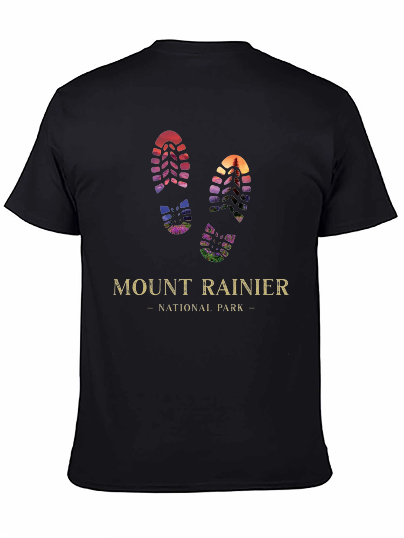 Mount Rainier National Park Hiking T-Shirt