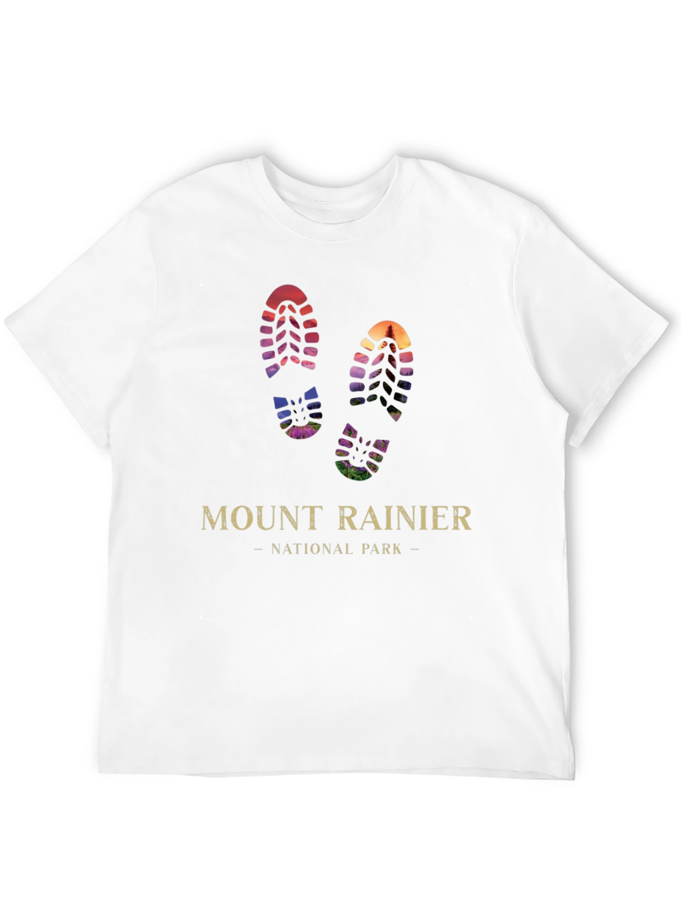 Mount Rainier National Park Hiking T-Shirt