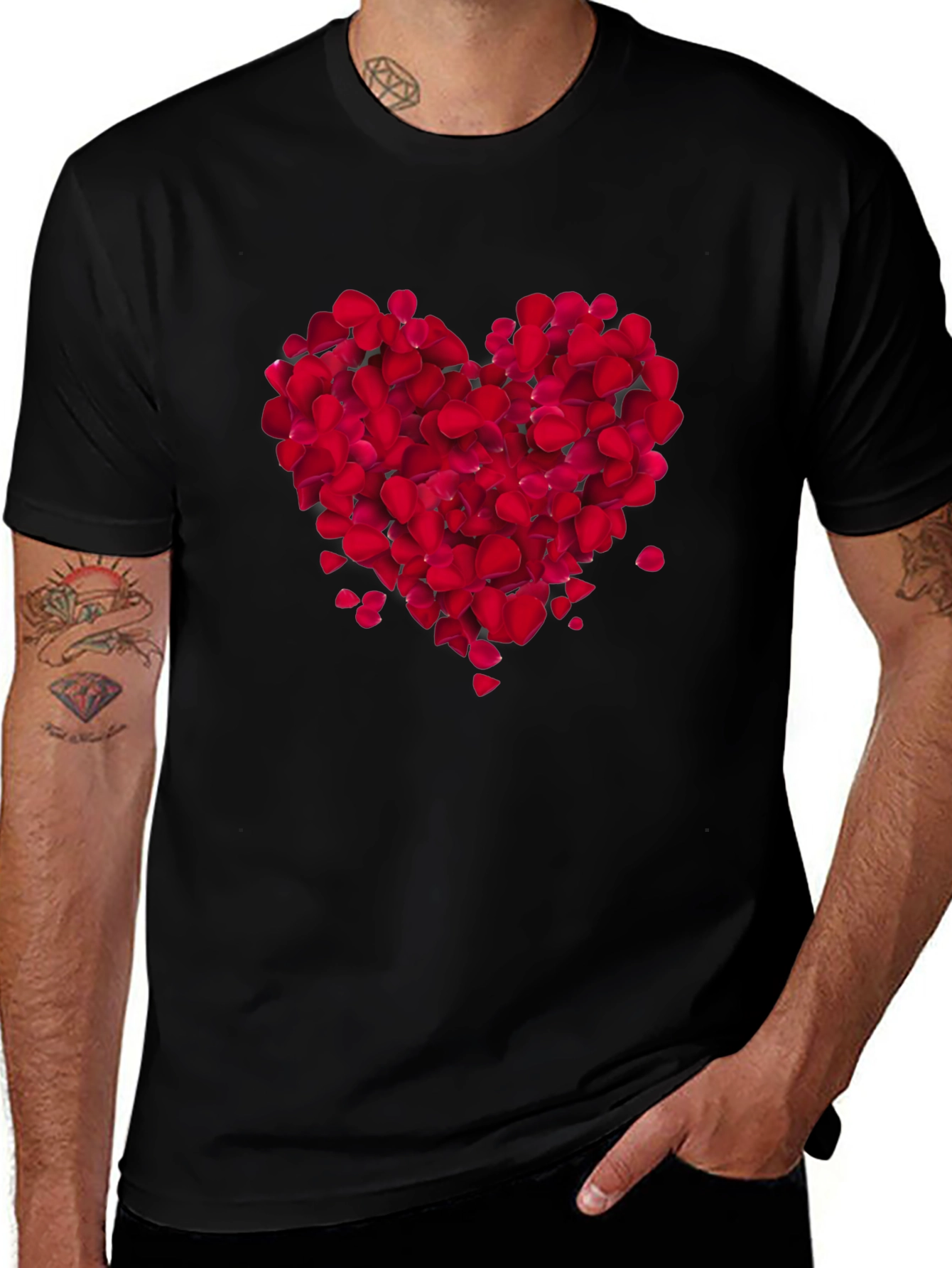 Heart Petal Graphic Tee
