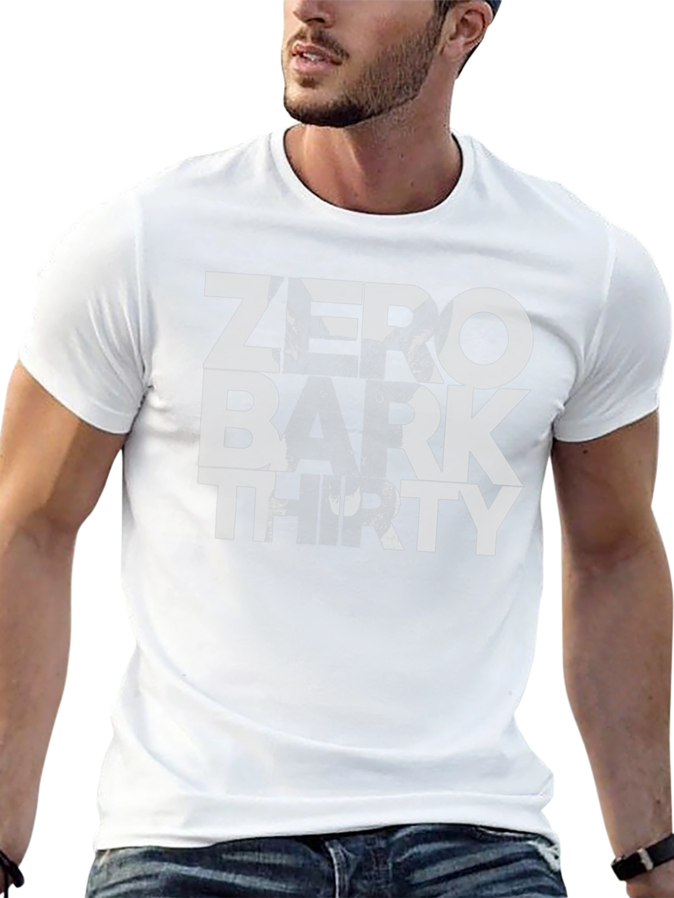 Zero Bark Thirty T-Shirt – Funny Military Dog Lover Tee