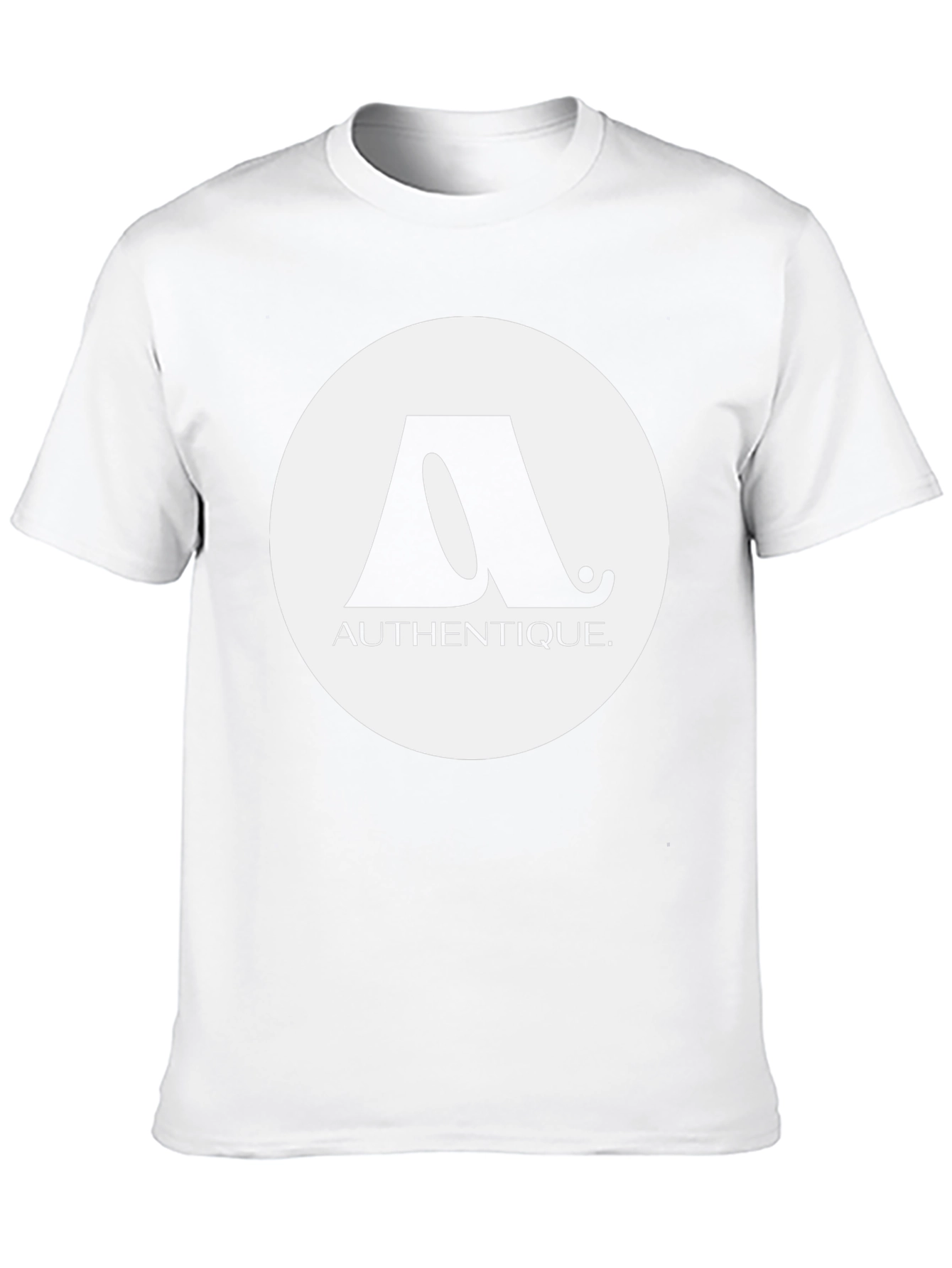 Authentique Graphic Tee - Stylish Black T-Shirt