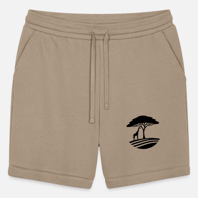 Elegant Giraffe Silhouette Under An Tree