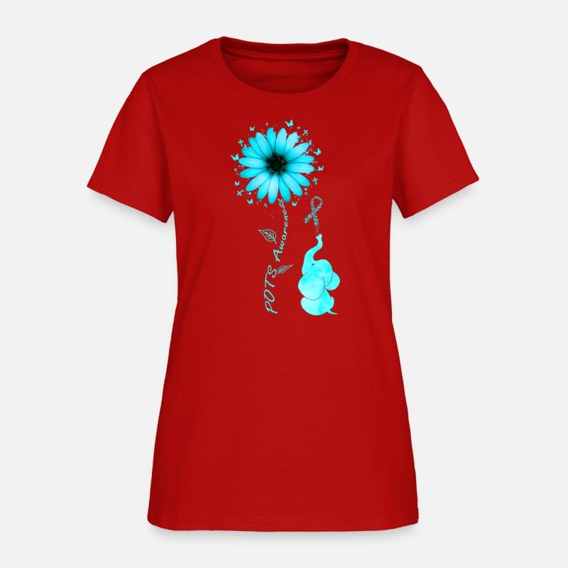 Elephants Pots Awareness Turquoise Sunflower