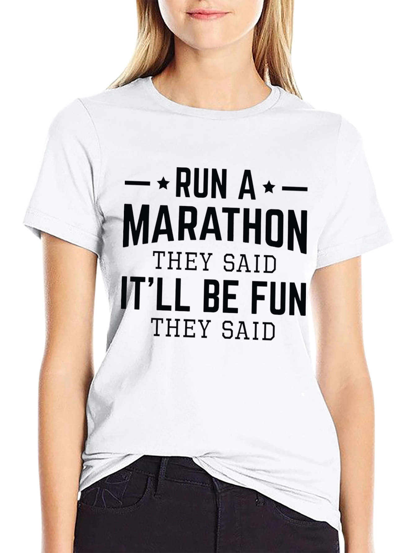 Run a Marathon T-Shirt - Funny Workout Tee