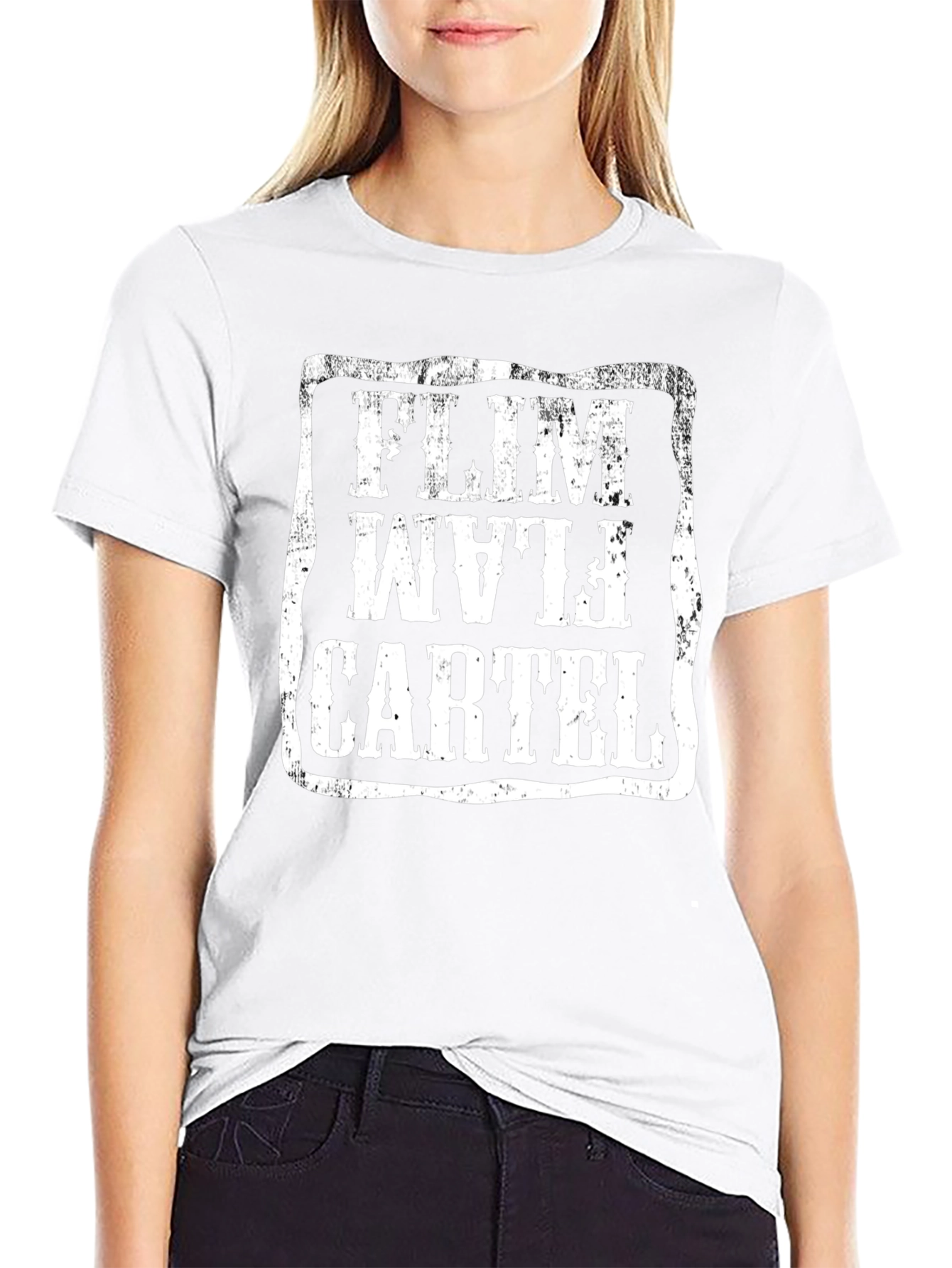 Flim Flam Cartel Graphic T-Shirt - Black