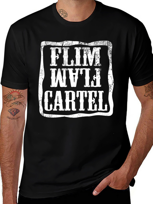 Flim Flam Cartel Graphic T-Shirt - Black
