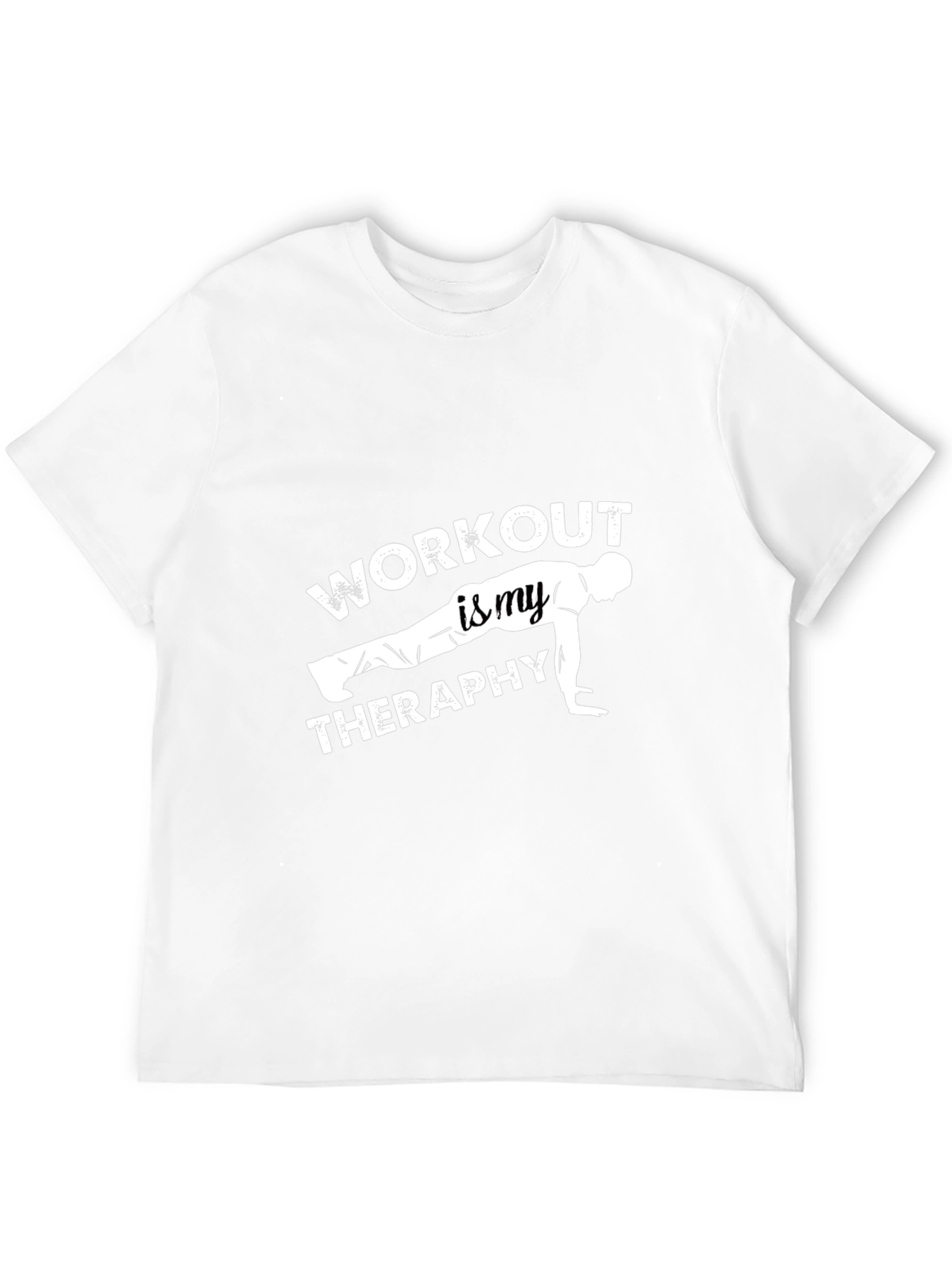 Workout Therapy Black Graphic Tee