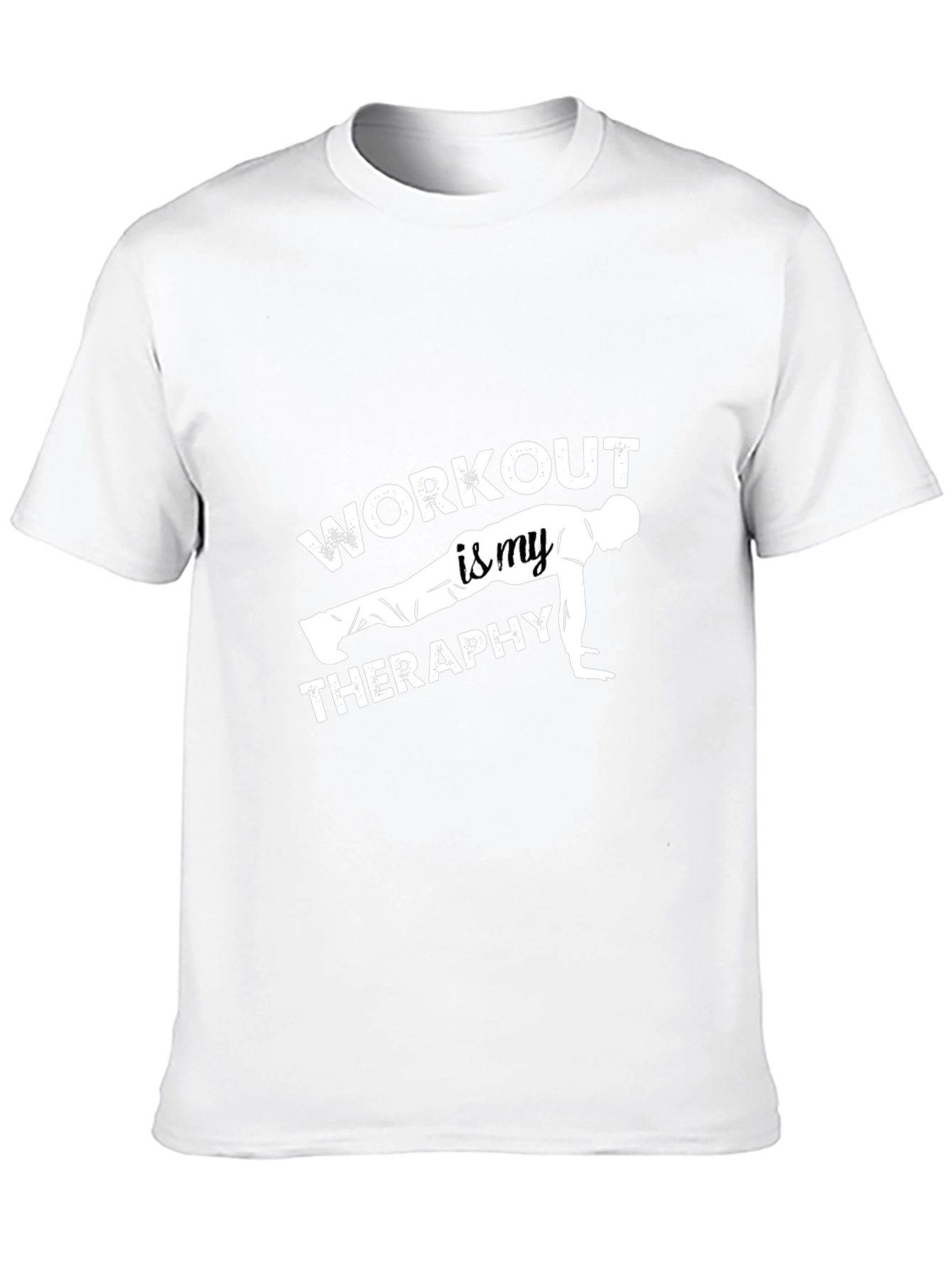 Workout Therapy Black Graphic Tee