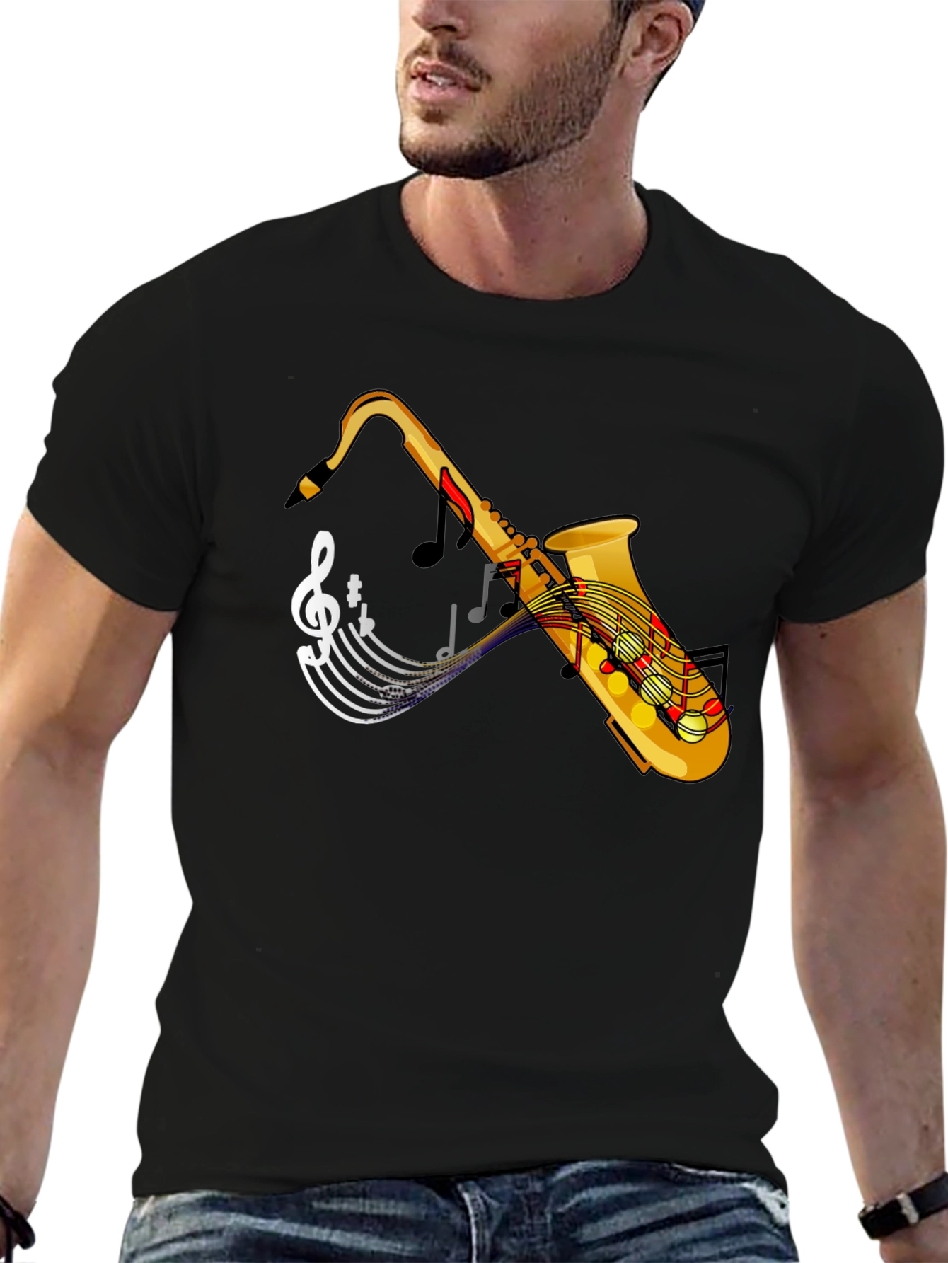 Saxophone Music Tee