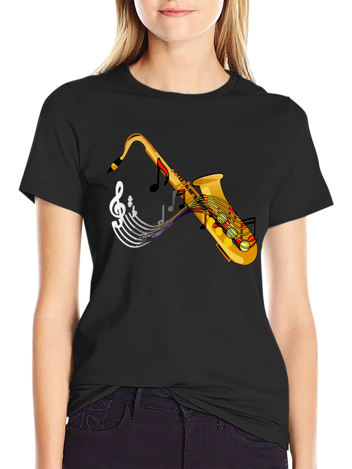 Saxophone Music Tee