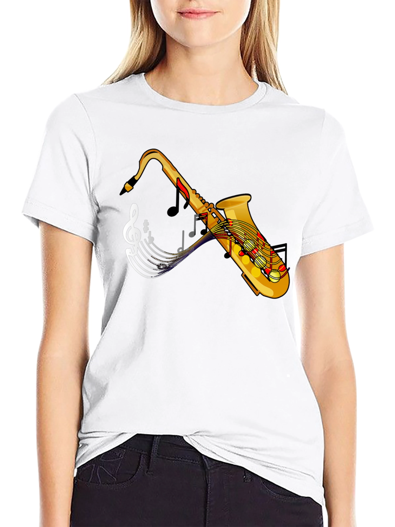 Saxophone Music Tee