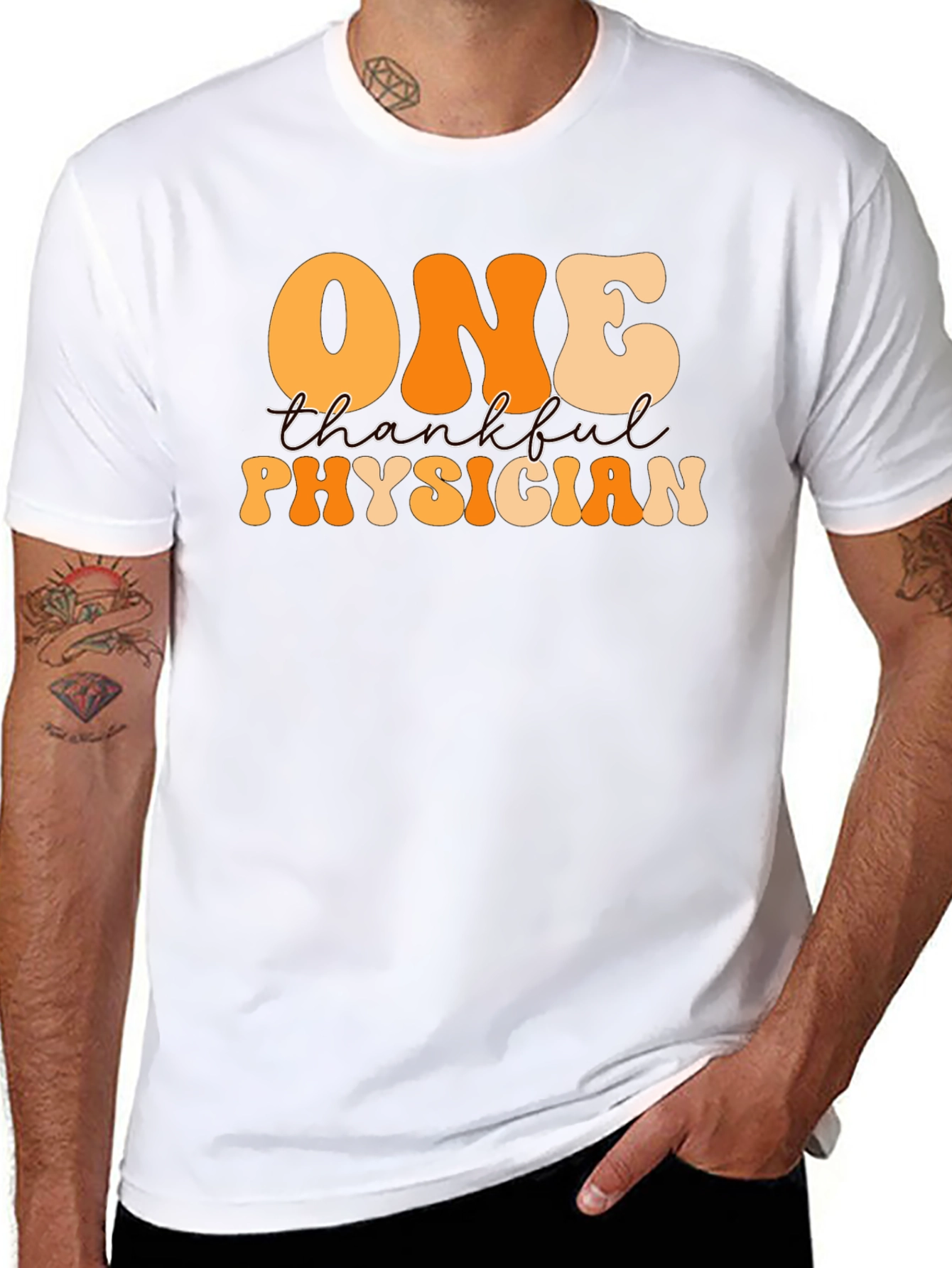 Thankful Physician Graphic T-Shirt