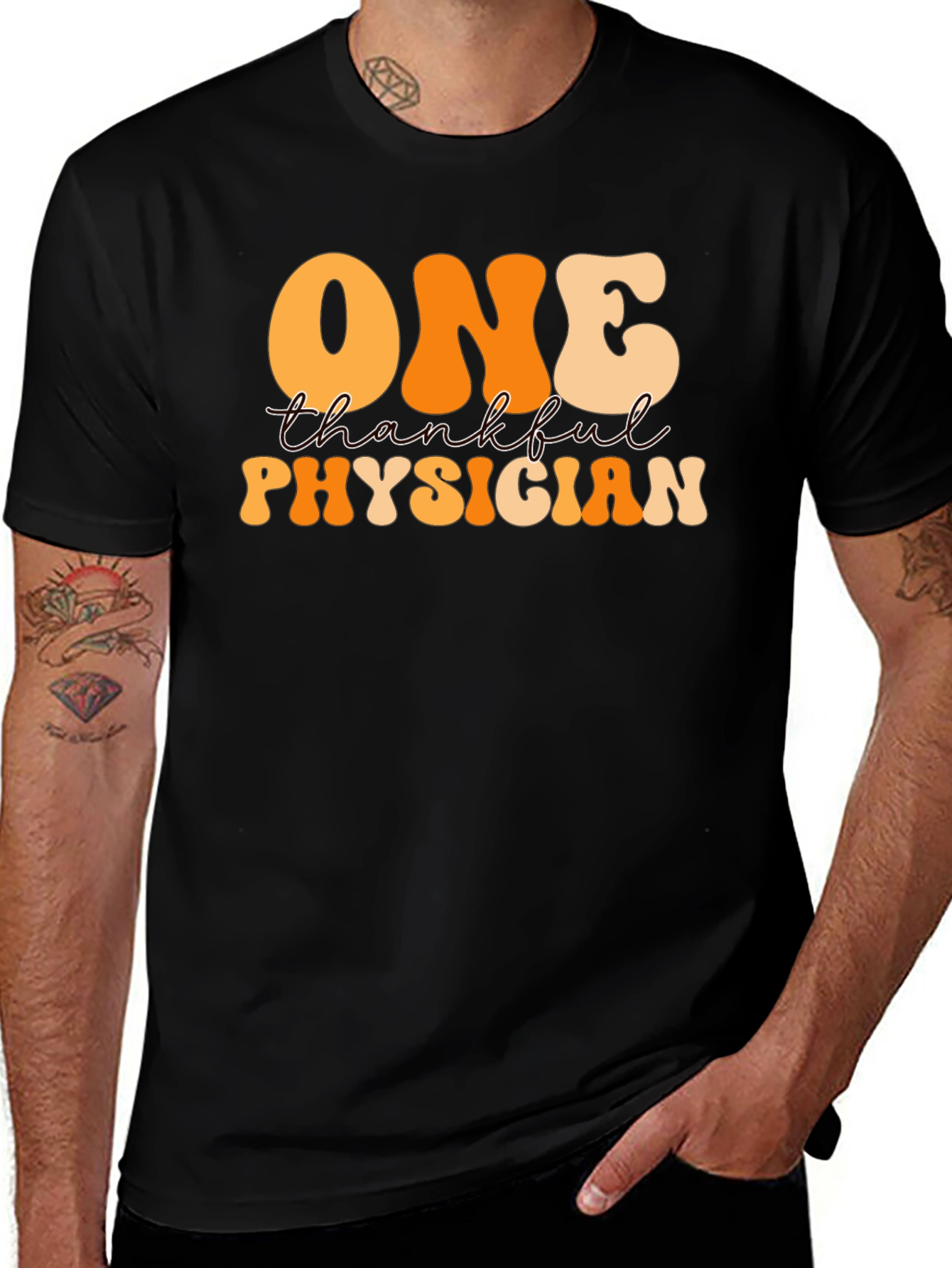 Thankful Physician Graphic T-Shirt